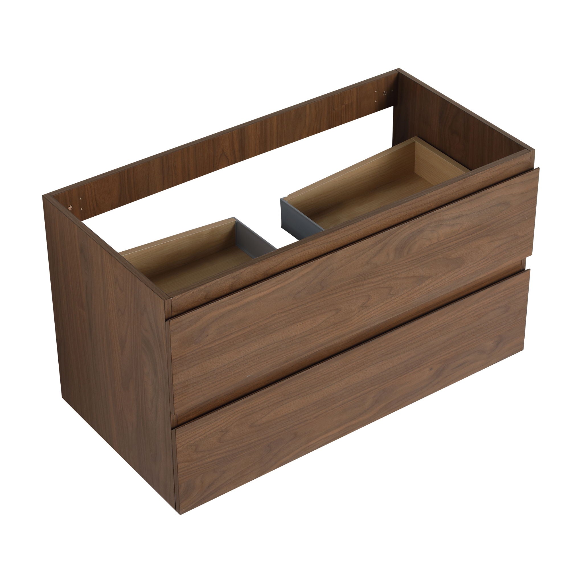 Wall Mounted Bathroom Vanity & Sink, 2 Soft Close Drawers