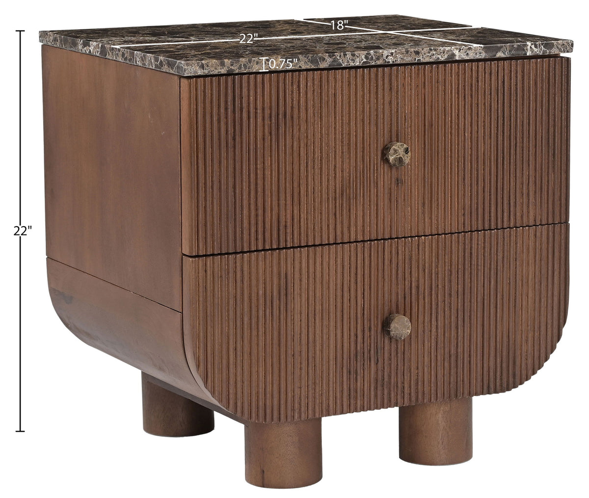 Cressa - Mango Wood Nightstand