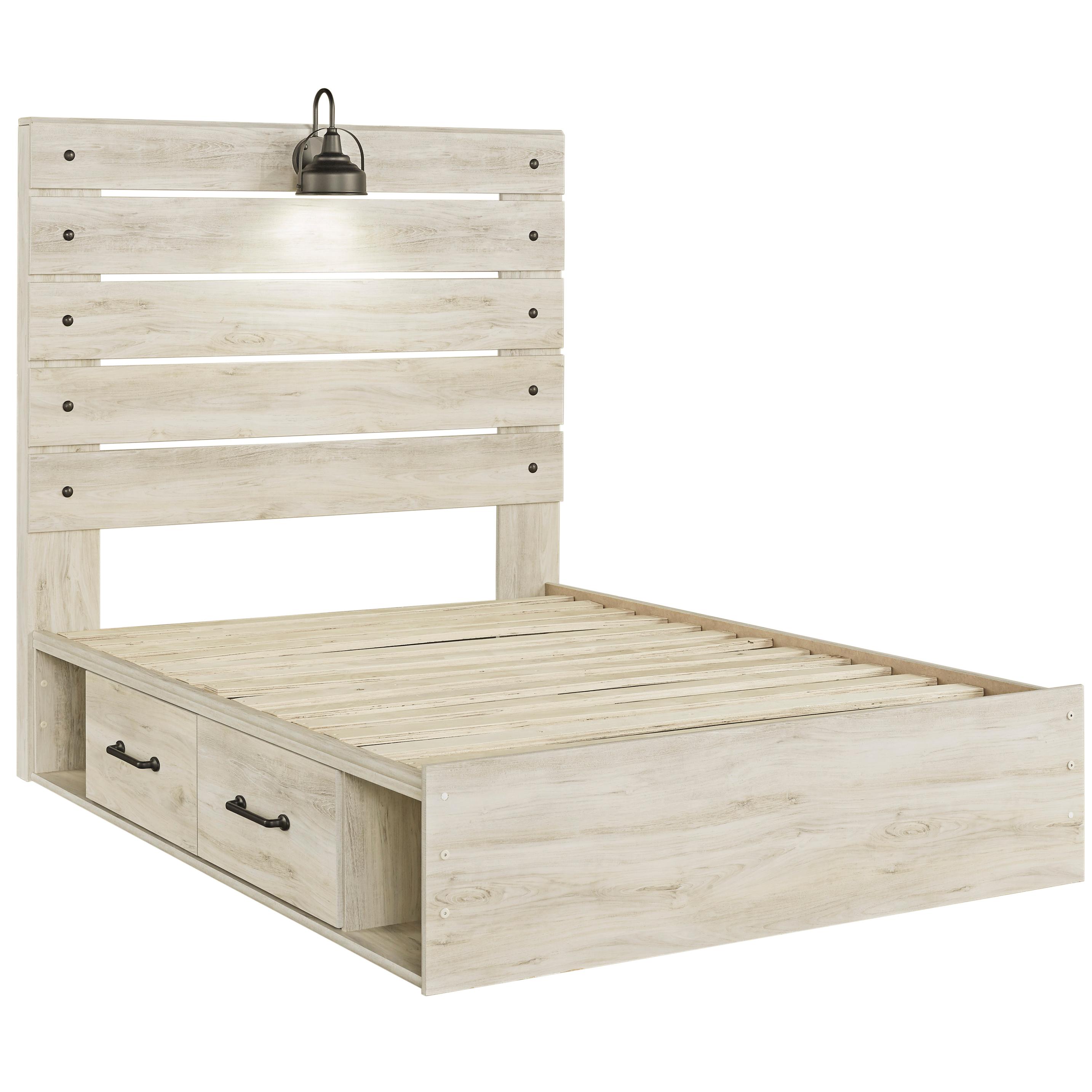 Signature Design by Ashley Cambeck B192B34 Full Panel Bed with 4 Storage Drawers IMAGE 2