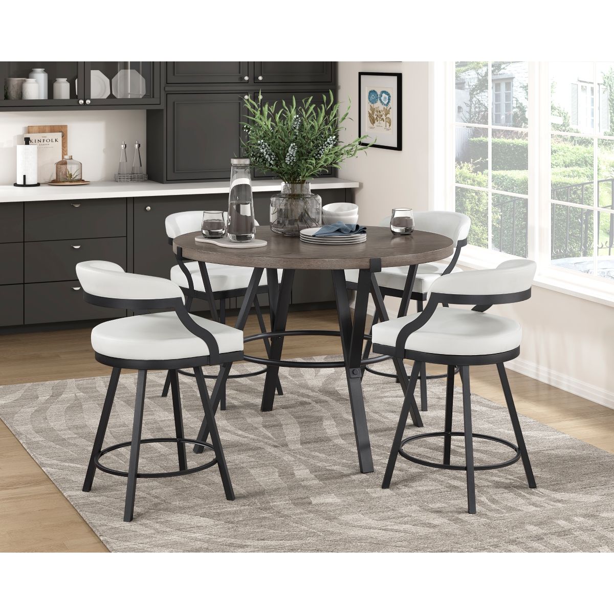 Crowley - Counter Height Table - Black