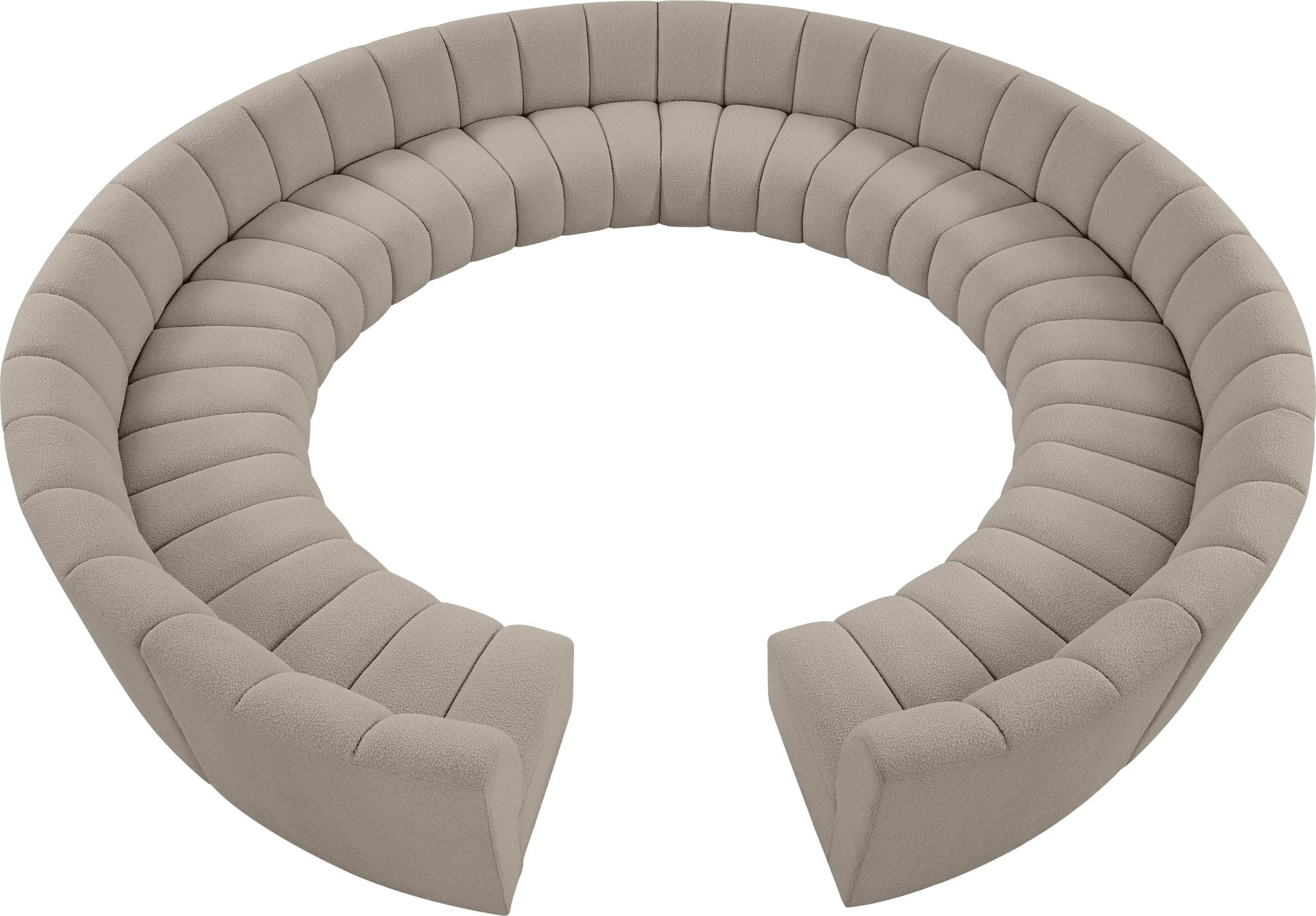 Infinity - 12 Piece Boucle Modular Sectional