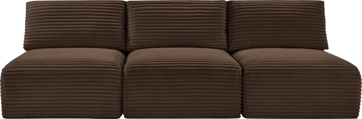 Shaggy - 3 Seat Modular Armless Sofa