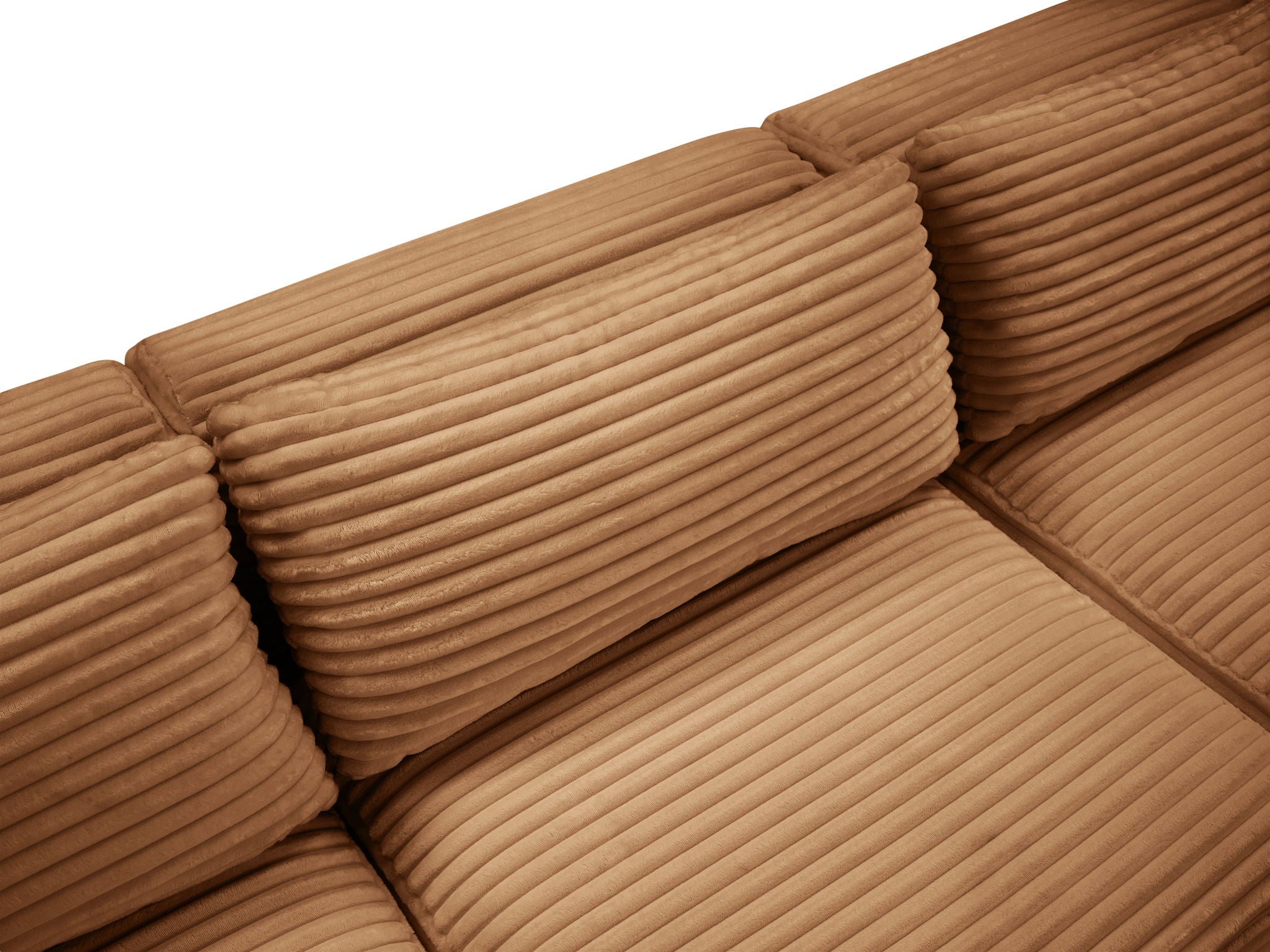 Shaggy - Fabric 8 Piece Modular U-Shaped Sectional