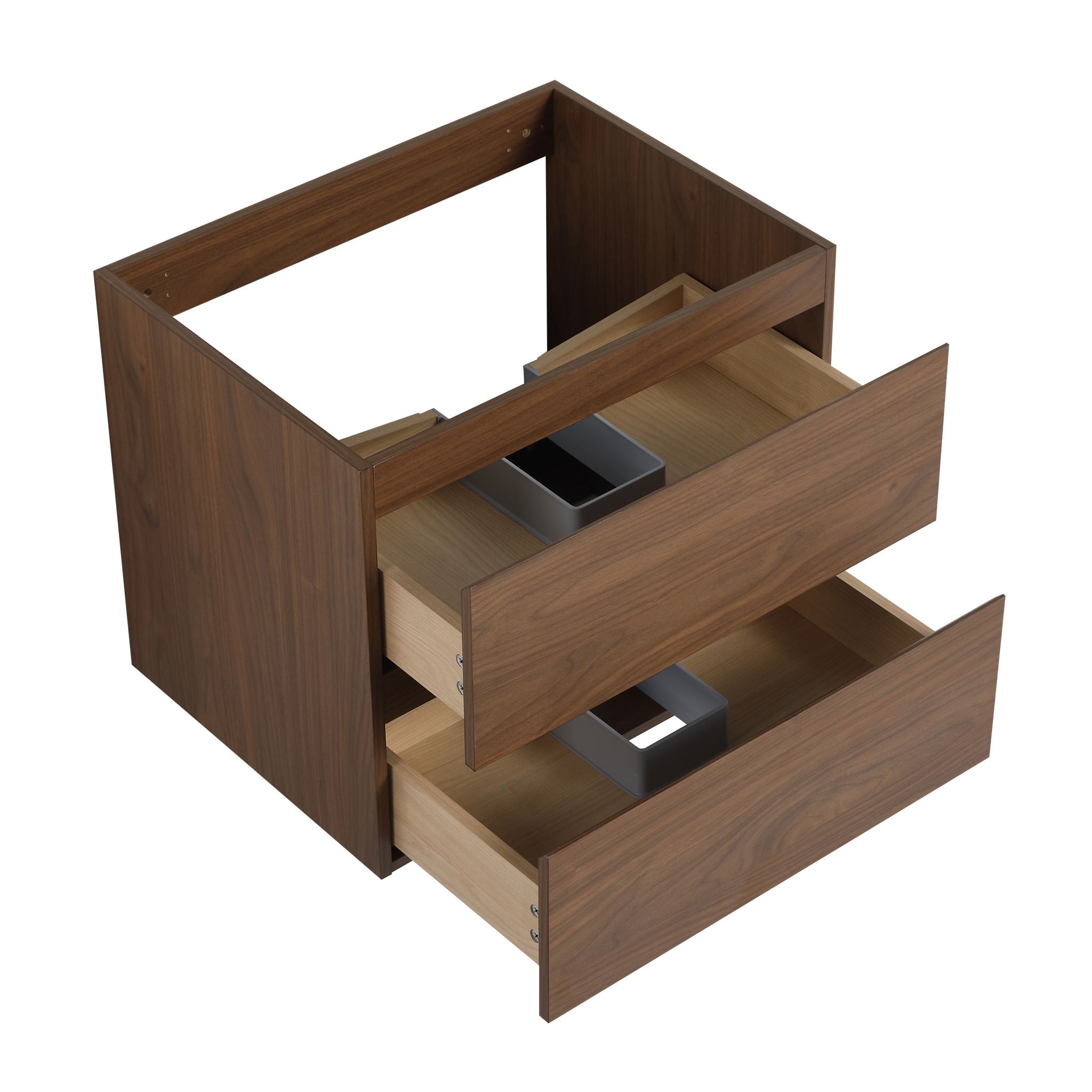 Wall Mounted Bathroom Vanity & Sink, 2 Soft Close Drawers