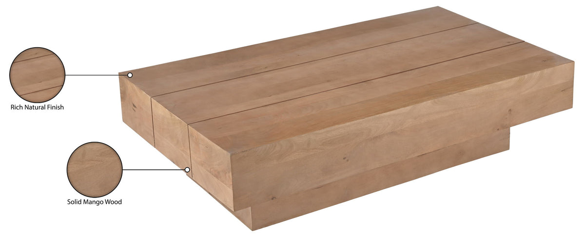 Plank - Mango Wood Coffee Table
