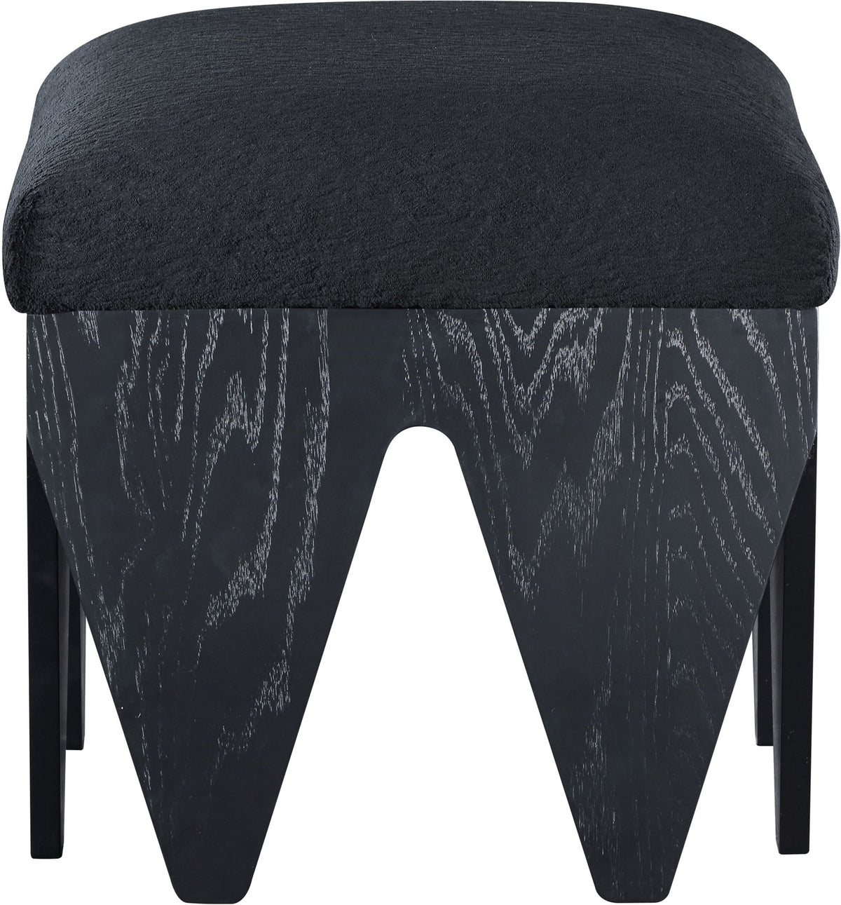Altair - Fabric Bench - Black Base