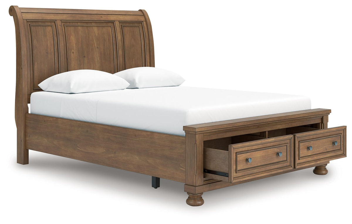 Feddinger - Storage Sleigh Bed