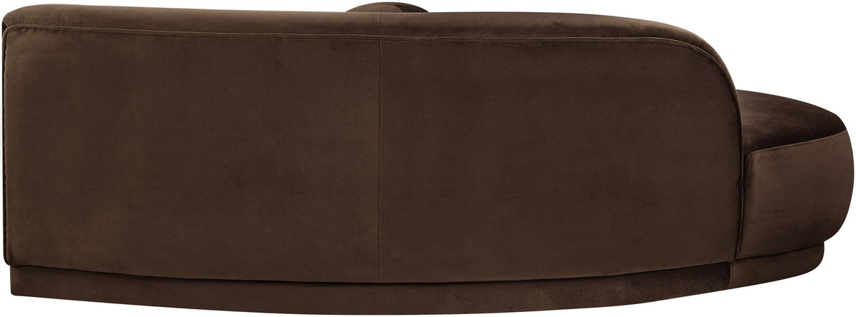 Avra - 86" Velvet Performance Fabric Upholstered Sofa