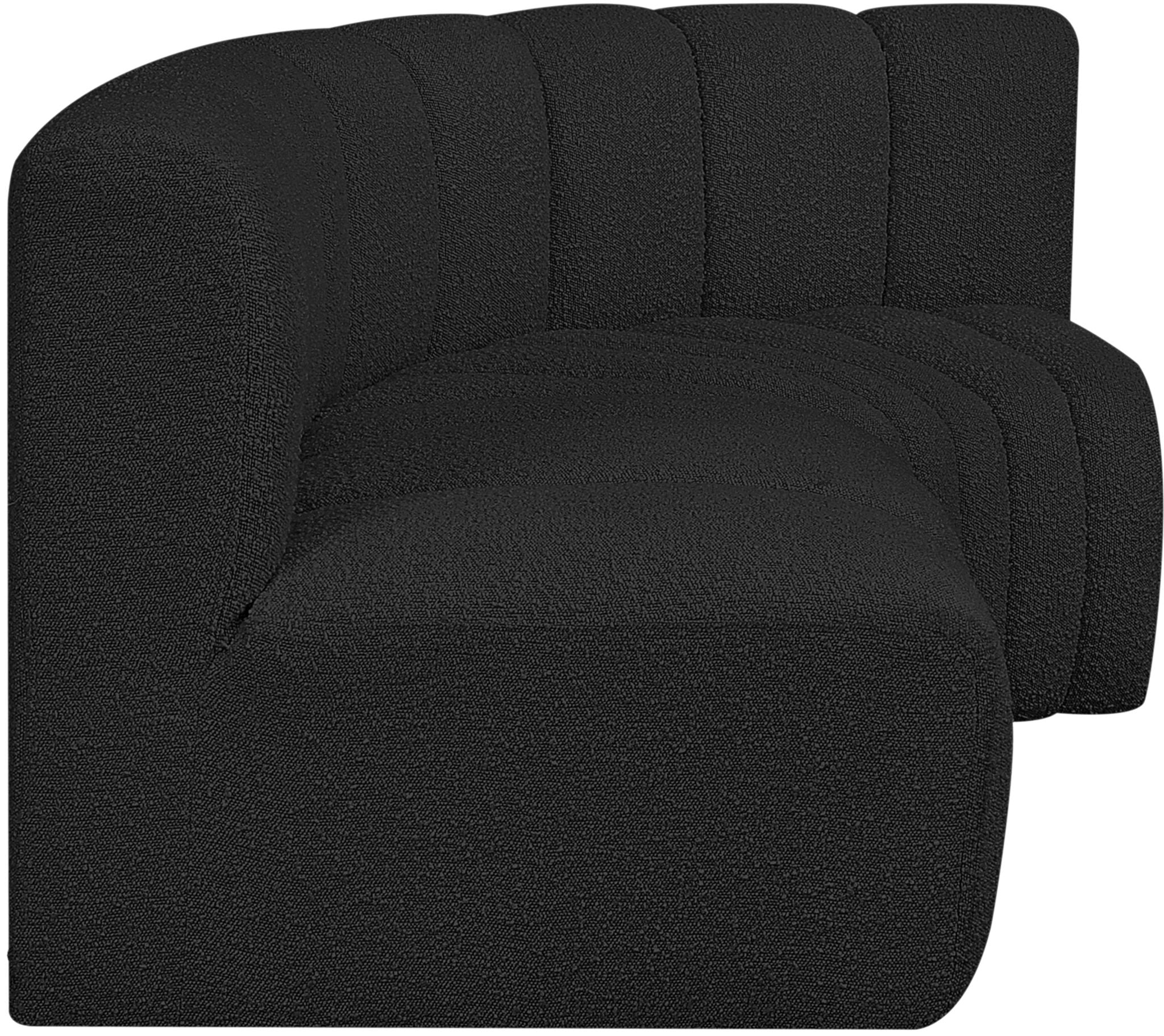 Arc - Boucle Fabric 3 Piece Sofa