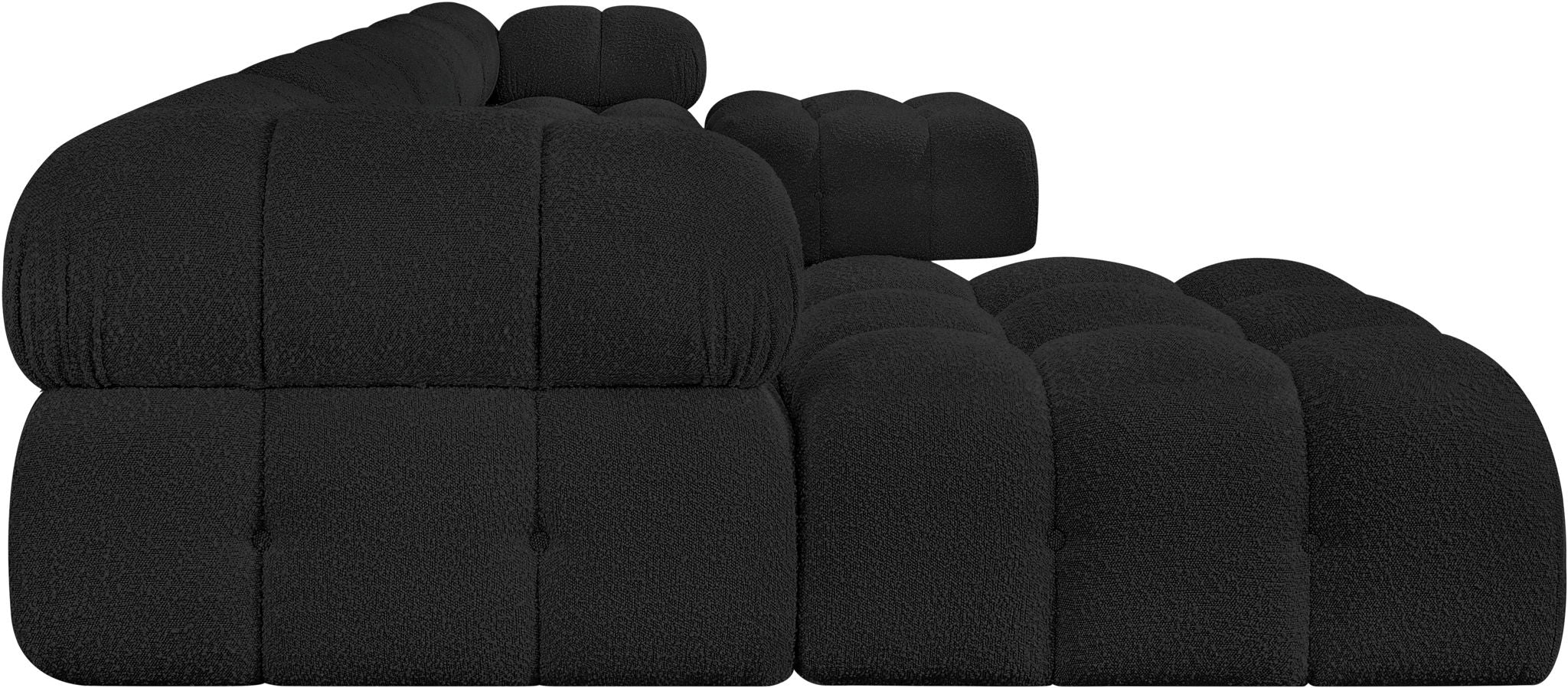 Ames - 7 Piece Fabric Modular U-Shaped Sectional