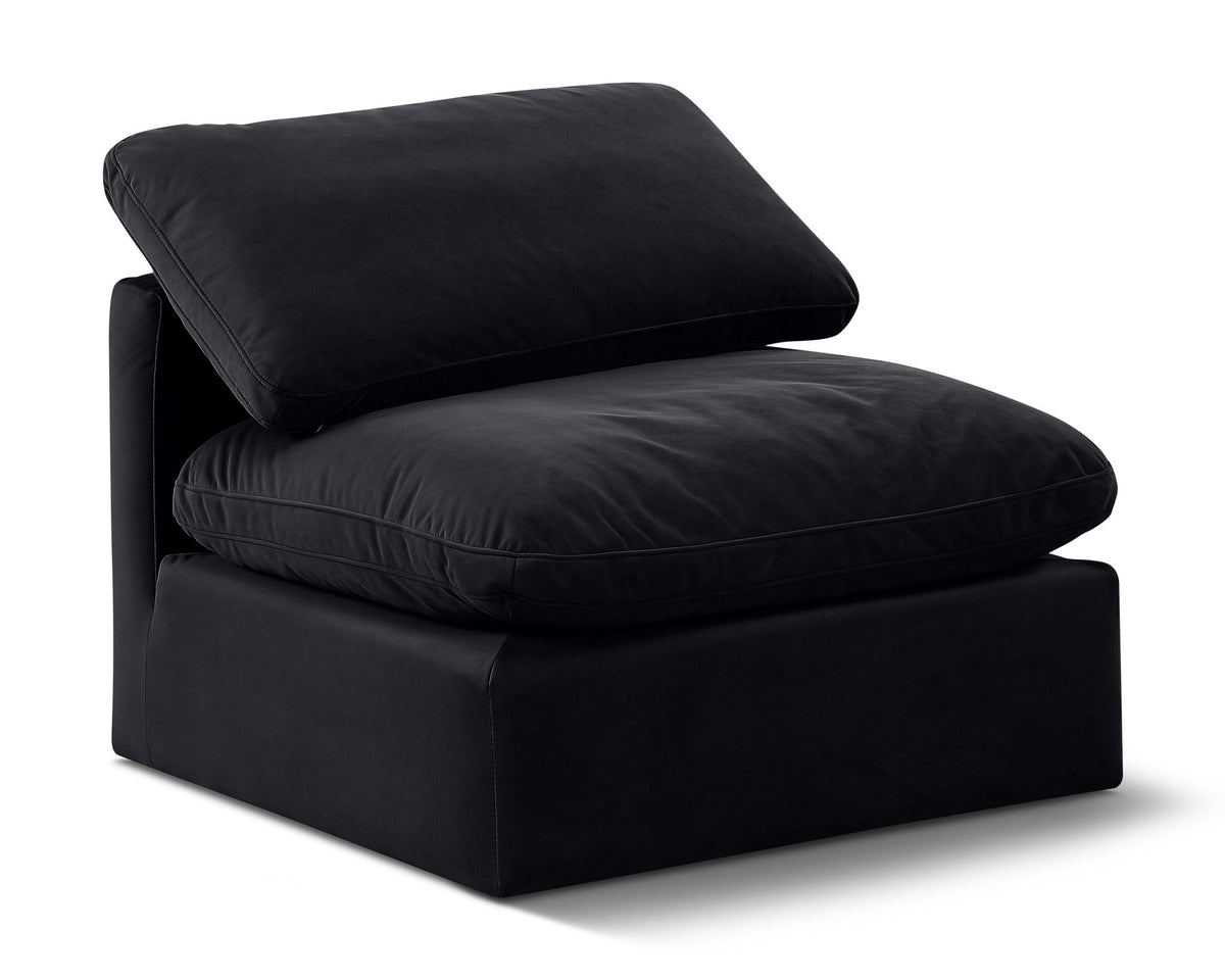 Indulge - Velvet Armless Chair