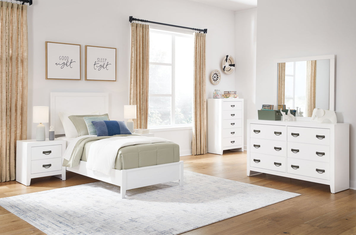 Binterglen - Dresser - White