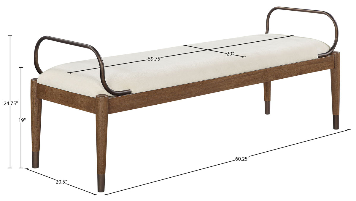 Cambria - Fabric Upholstered Bench
