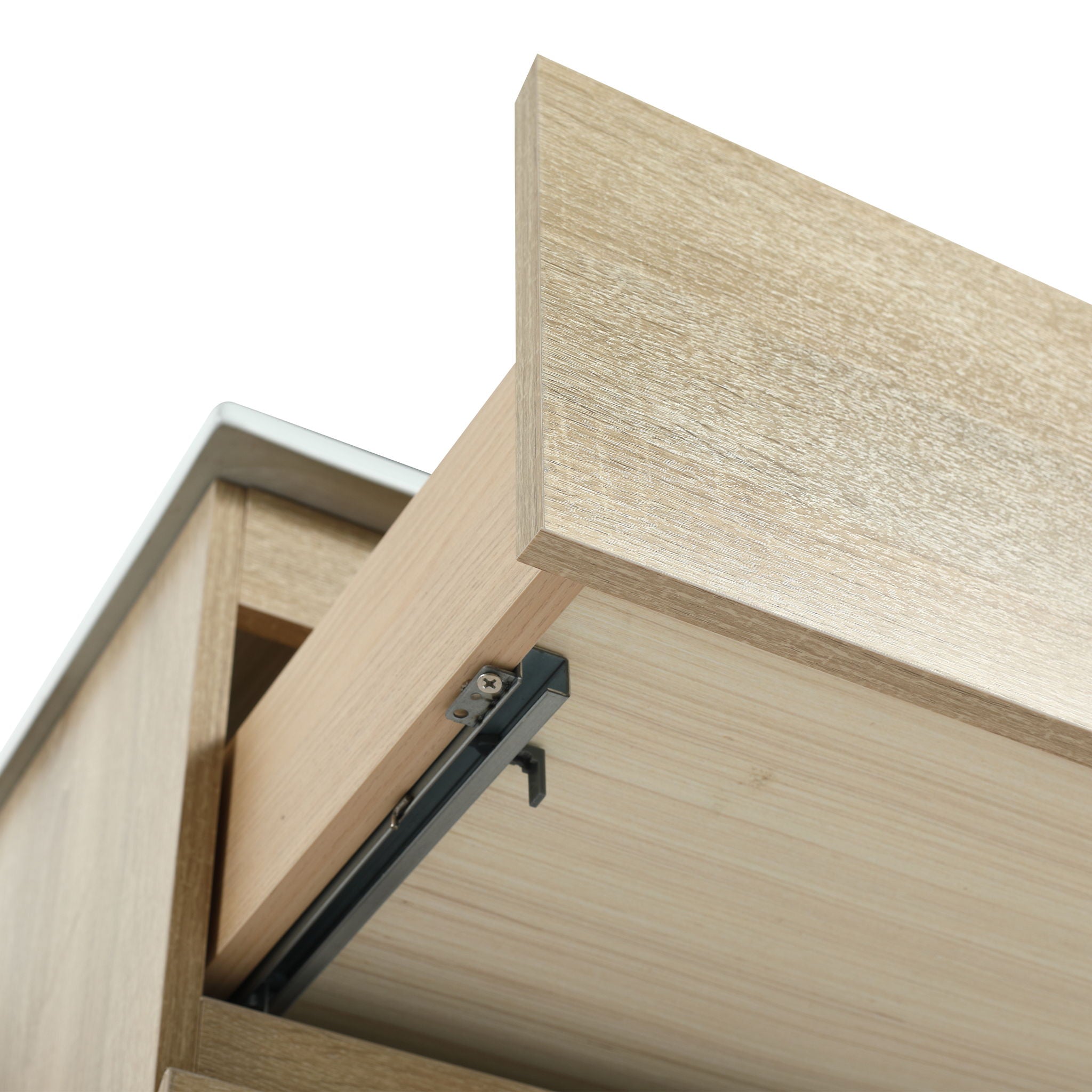 Wall Mounted Bathroom Vanity & Sink, 2 Soft Close Drawers