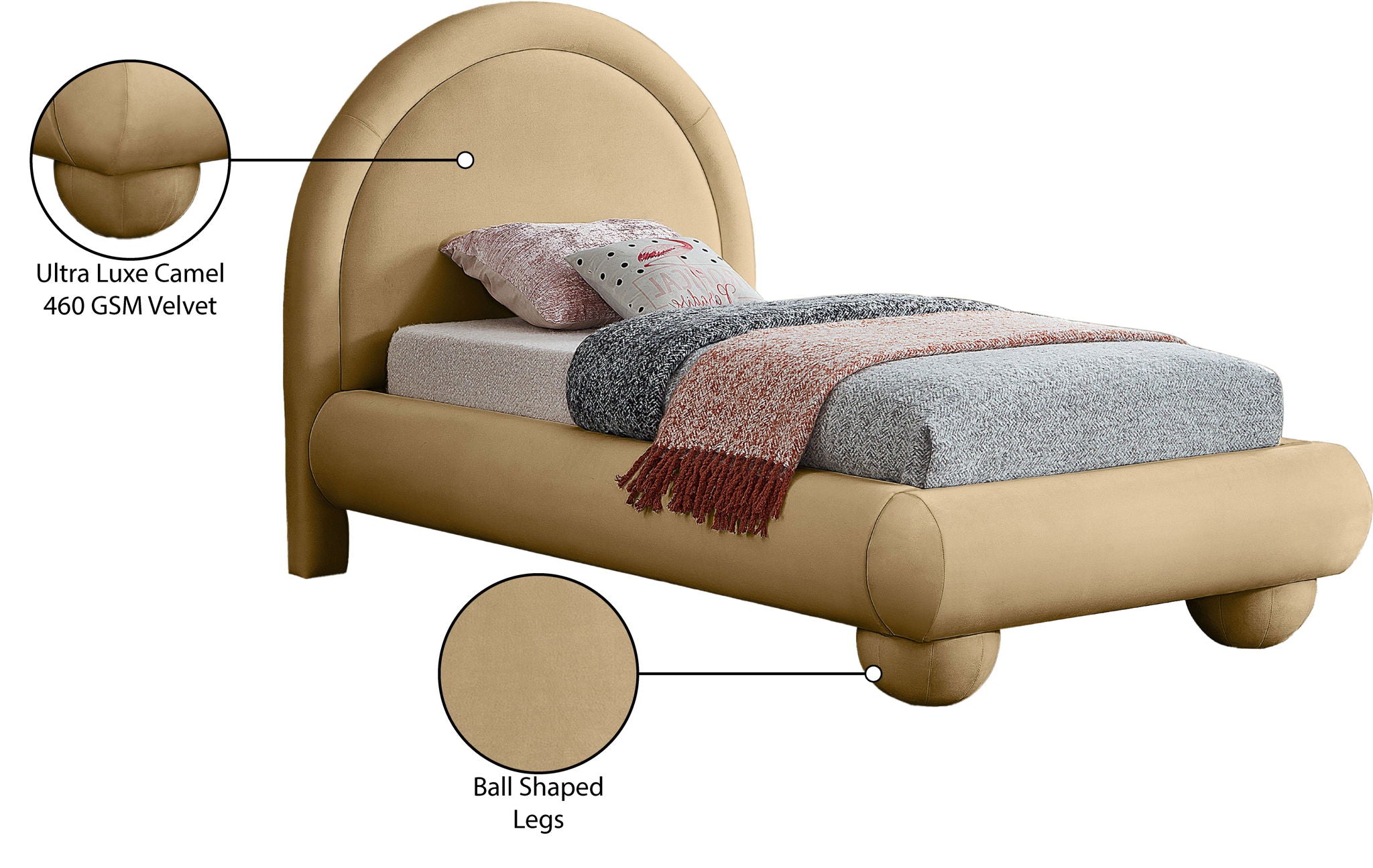 Madrid - Upholstered Bed
