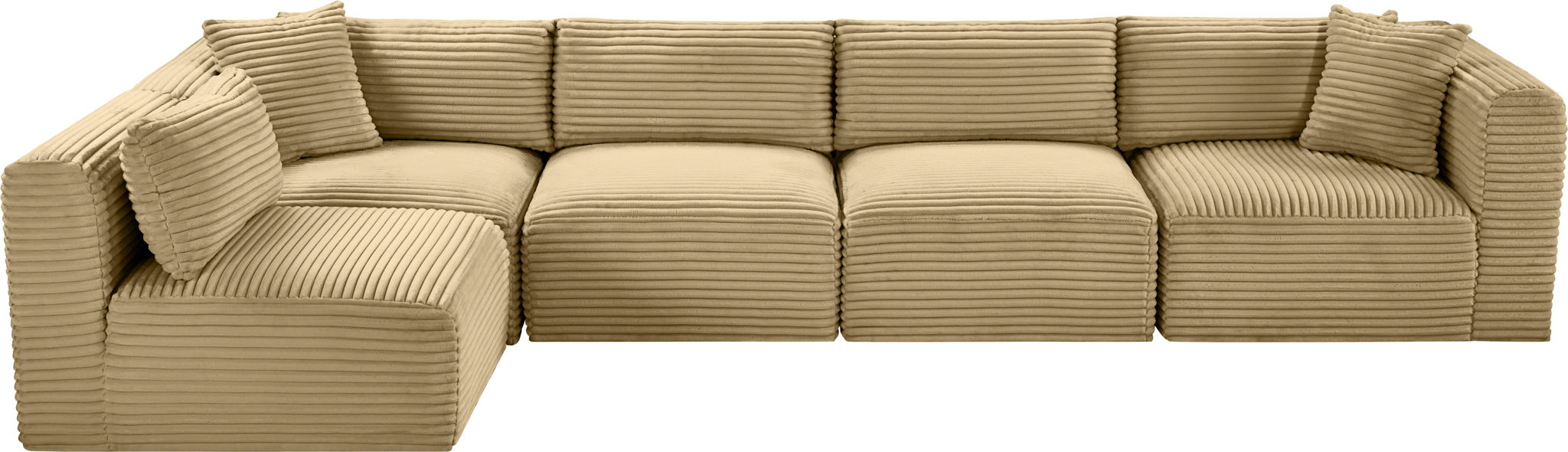 Shaggy - 5 Piece Modular Sectional