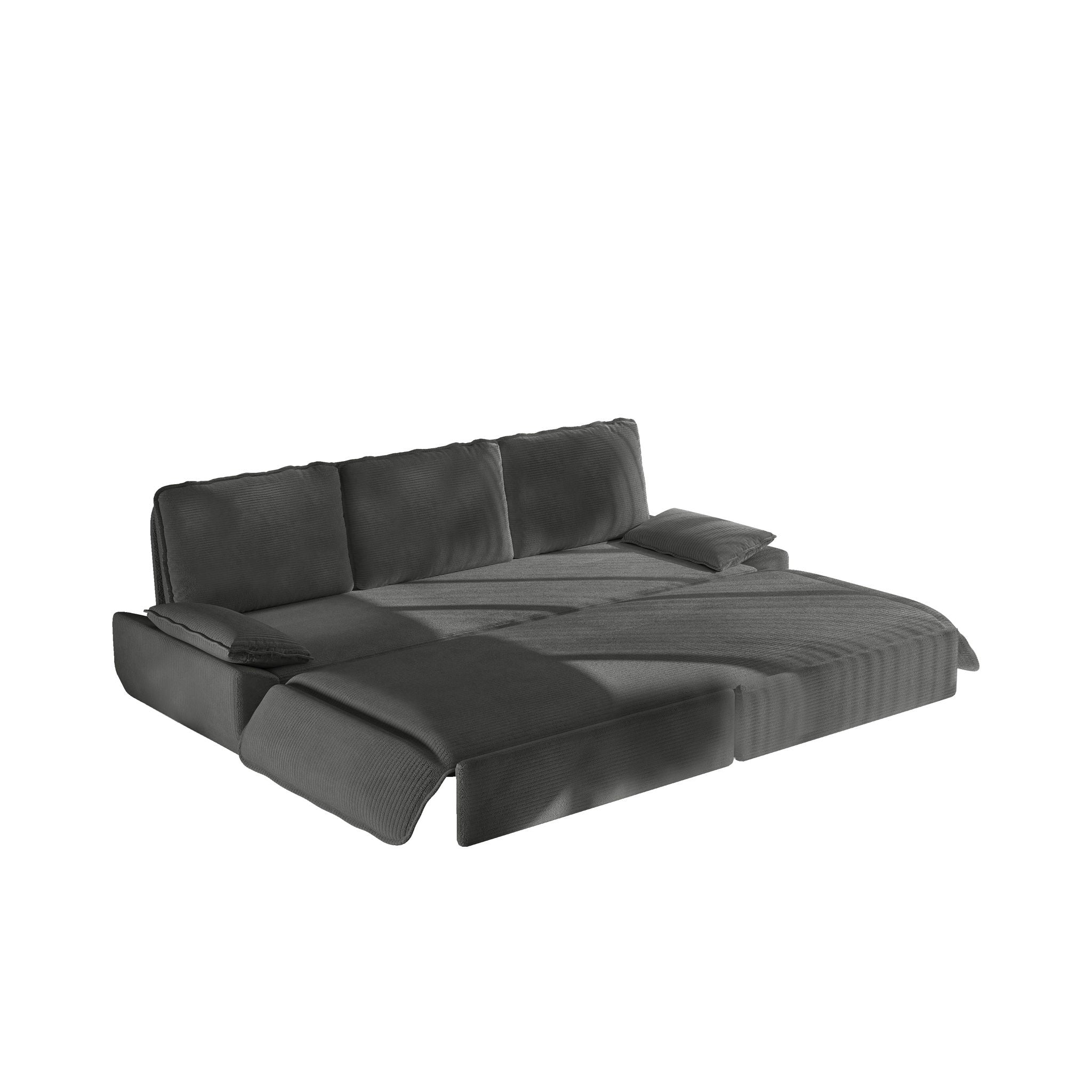 King Size Pull Out Sofa Bed, 3 In 1 Convertible Multifunctional
