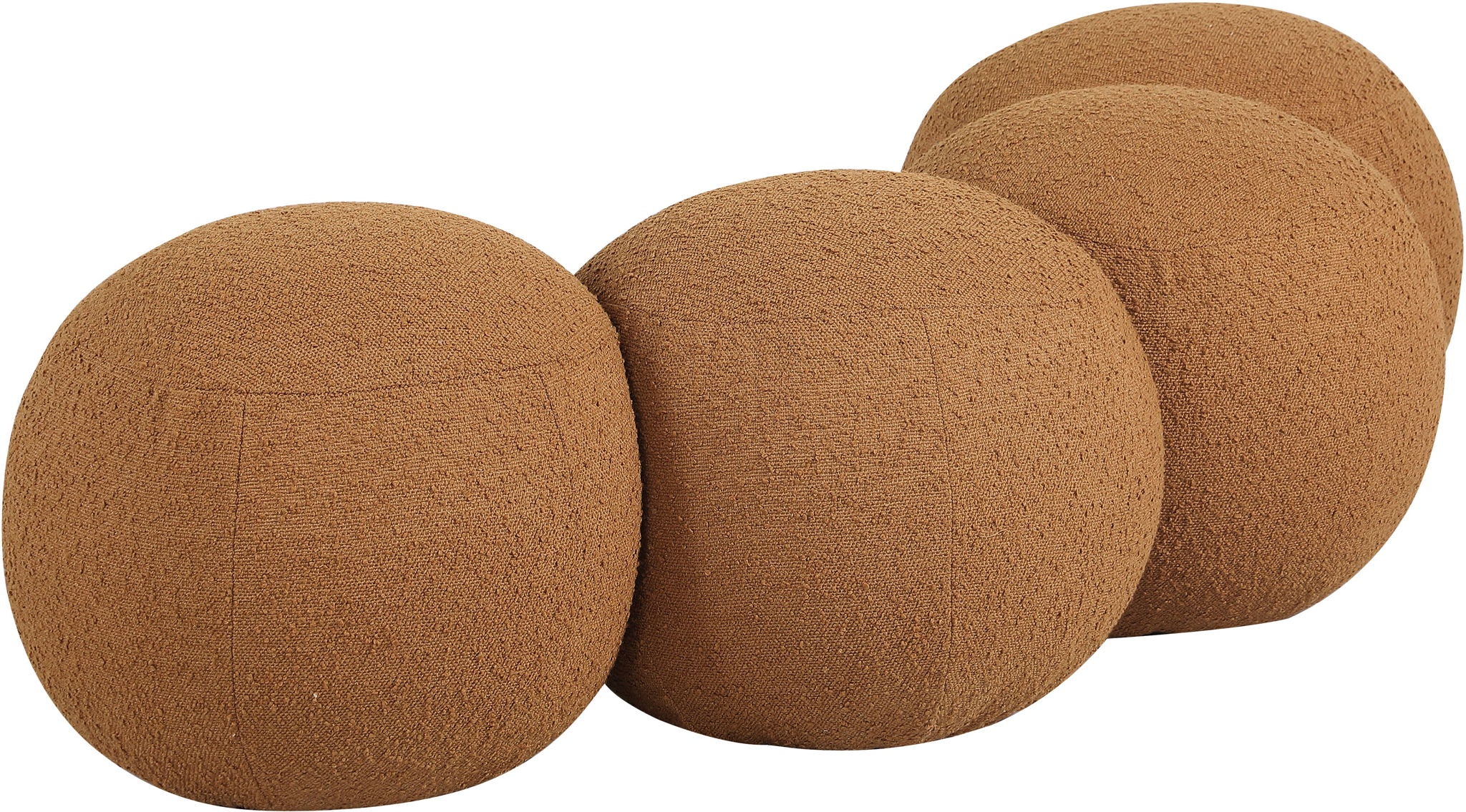 Apollo - Boucle Fabric Bench