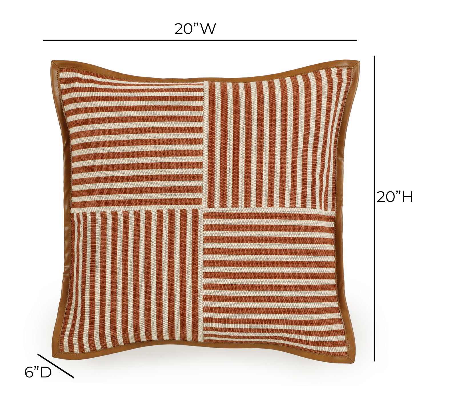 Kora - Cotton Jute Throw Pillow