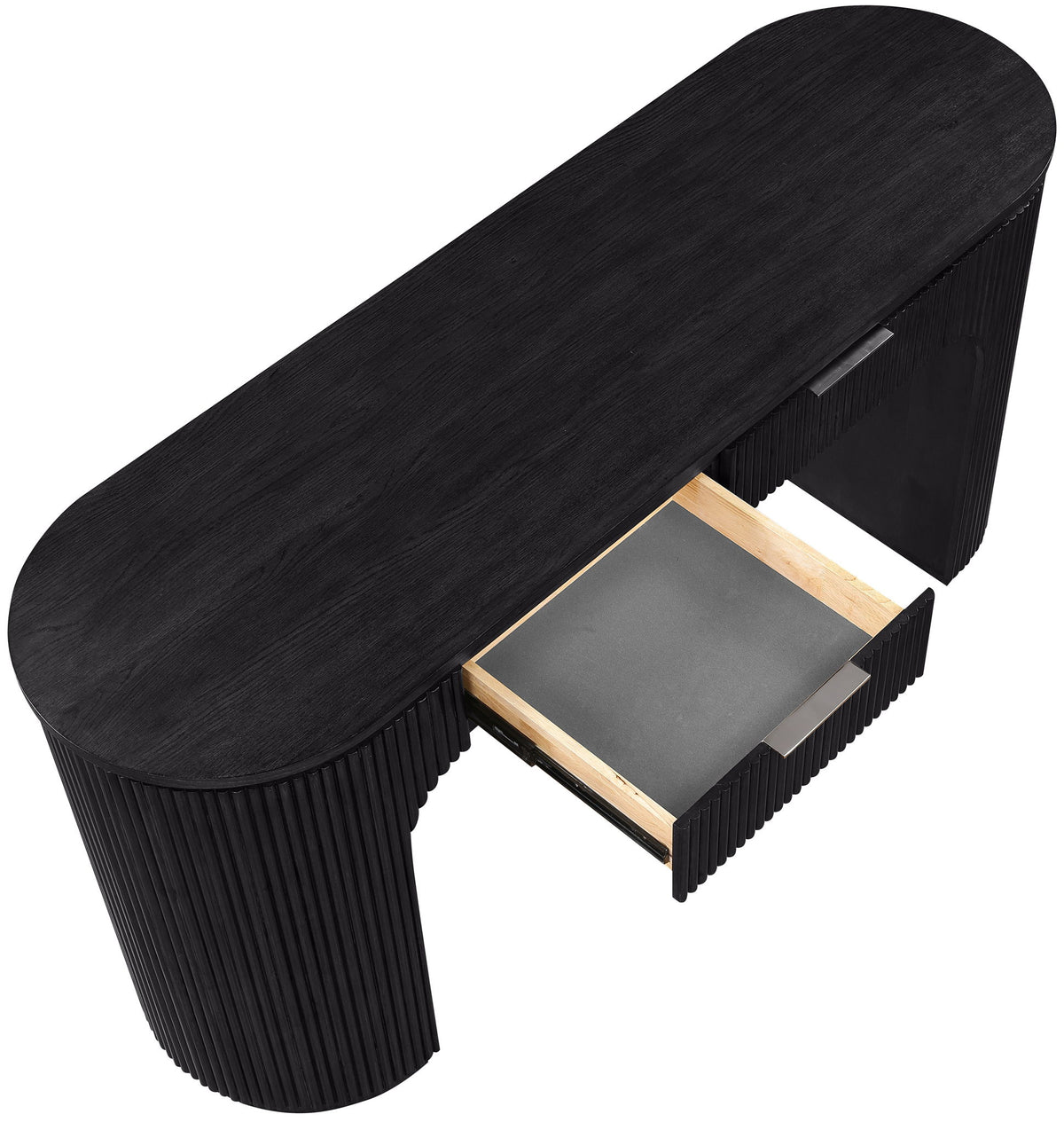 Astrid - Solid Wood And Oak Veneer Desk