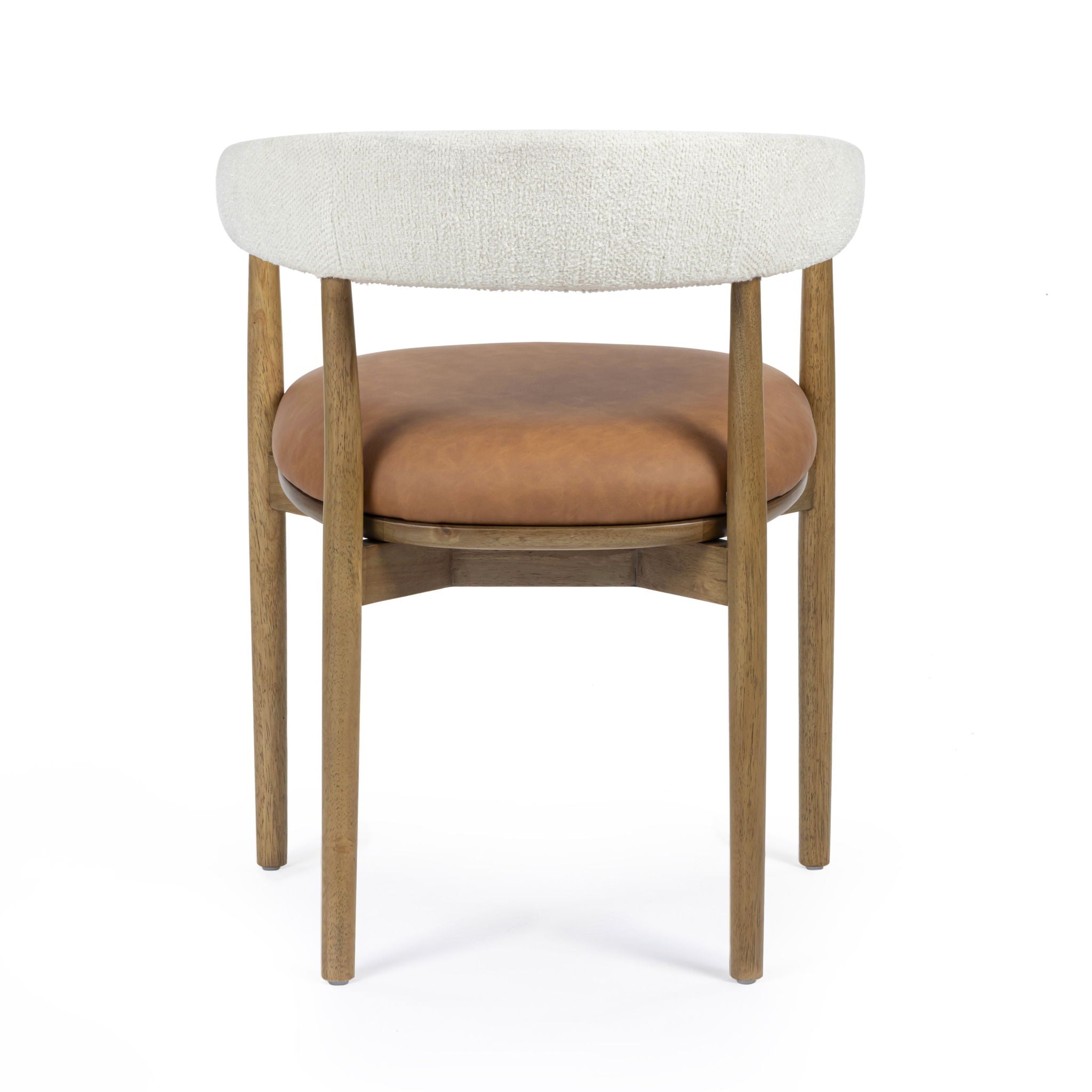 Vina - Dining Chair - Cognac / Cream