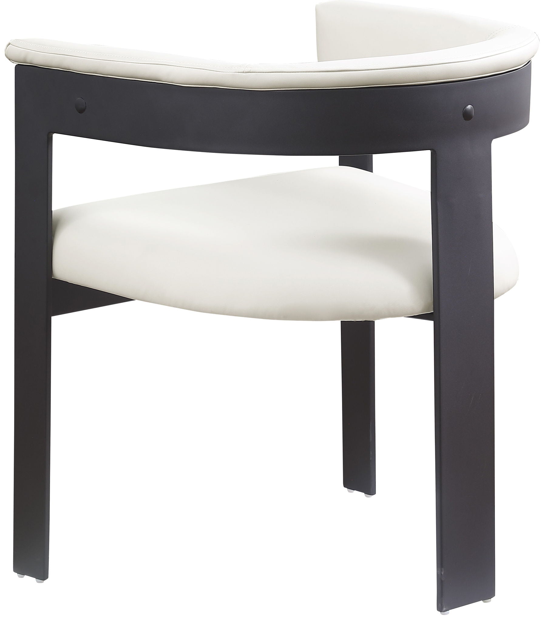 Romeo - Faux Leather Dining Chair With Black Base (Set of 2)