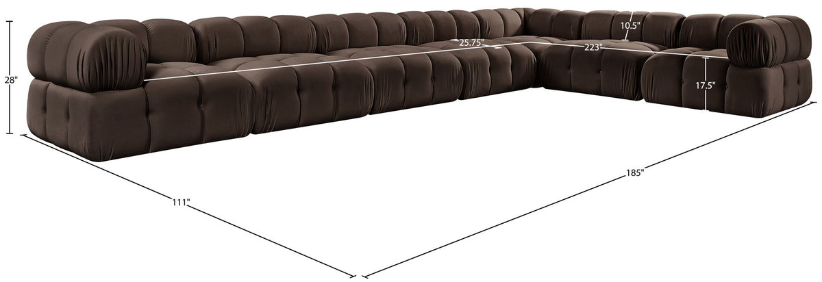 Orin - 7 Piece Modular Sectional (4 Modular Chairs, 3 Corner Chairs)