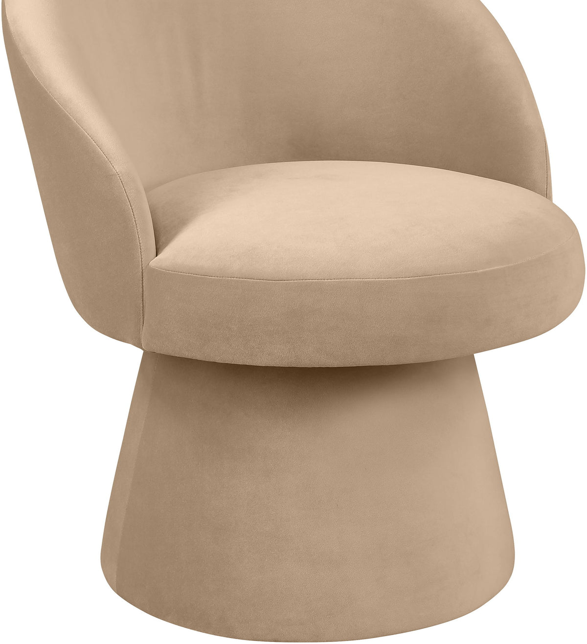 Selene - Upholstered Swivel Dining Chair
