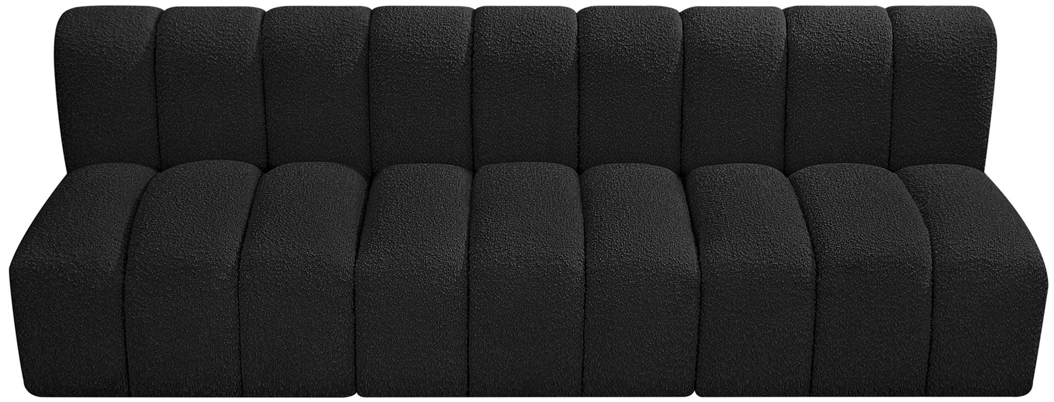 Arc - Boucle Fabric 3 Seats Modular Sofa