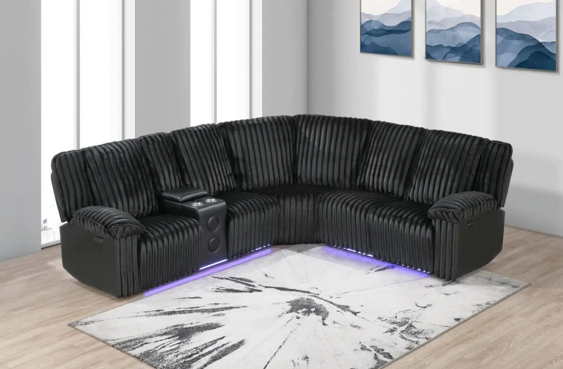 Flash Power Reclining Sectional