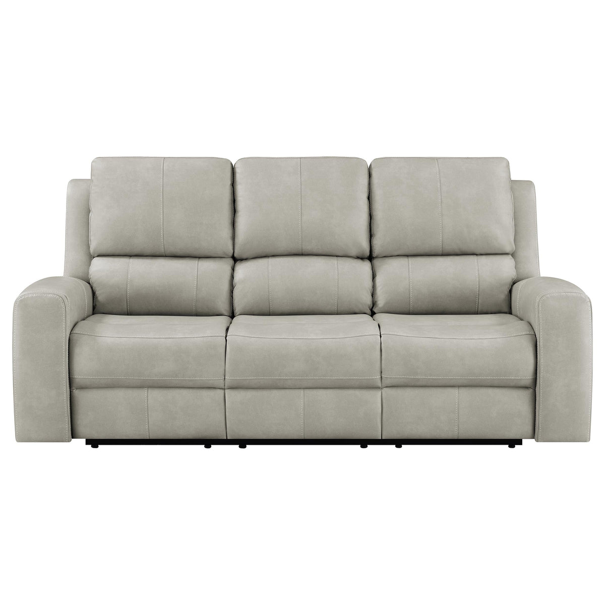Brickston Triple Power Reclining Sofa Mushroom
