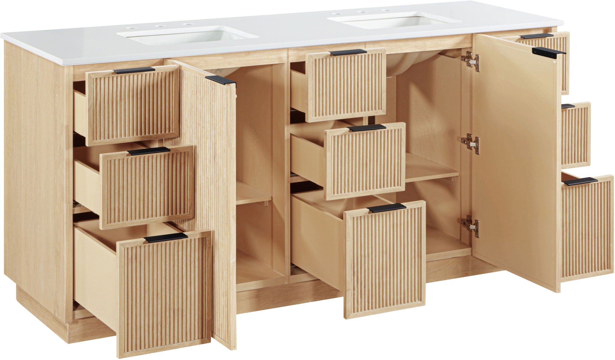 Willard - Engineered Stone And Solid Wood Bathroom Vanity