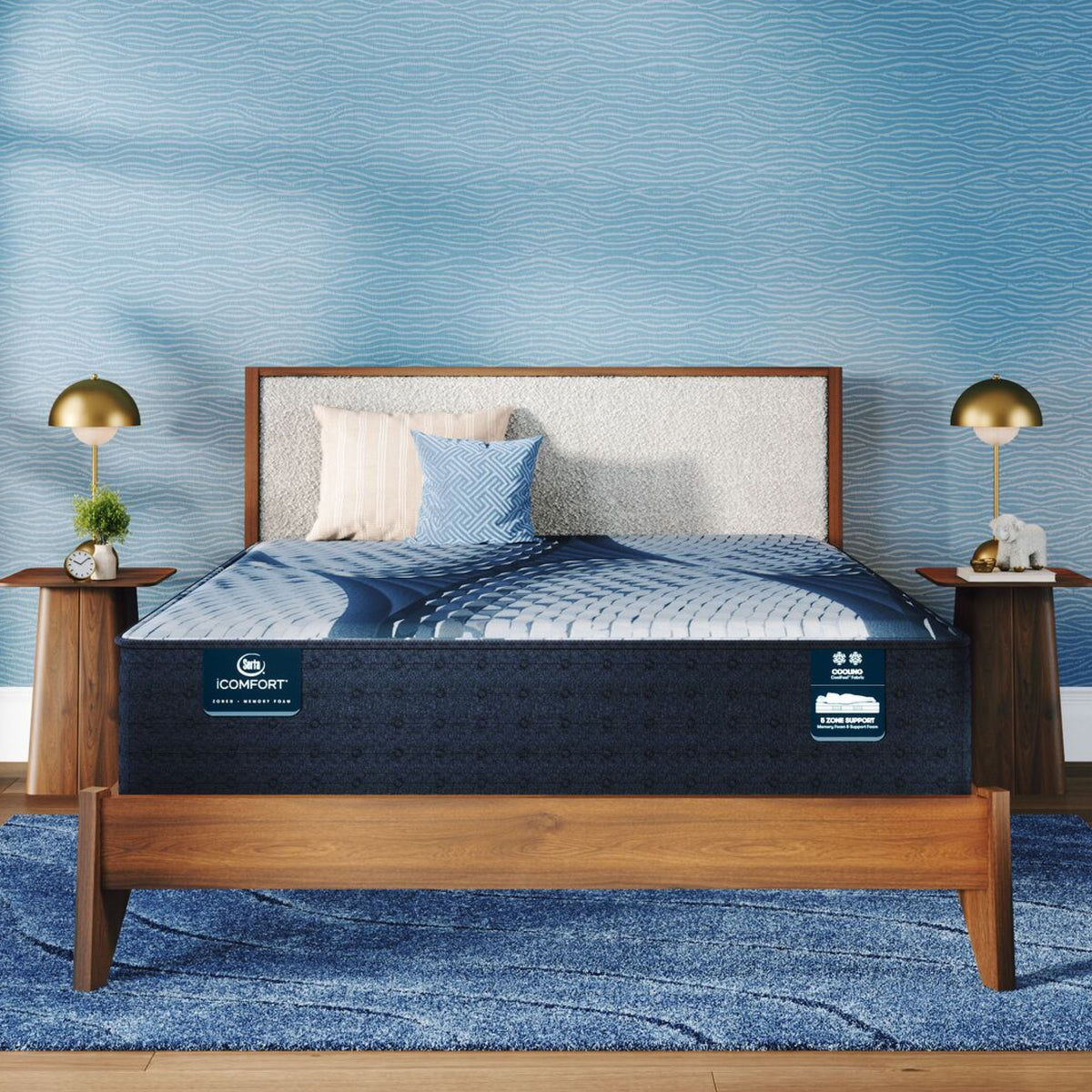 iComfort - 13" Iona Memory Foam Plush Mattress