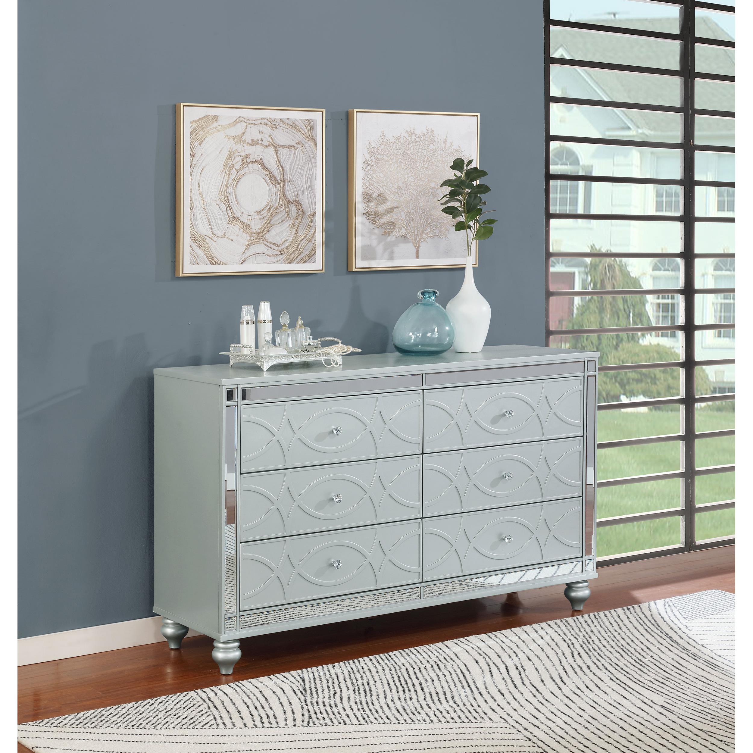 Diamond Modern Furniture COA Gunnison 6-Drawer Dresser 223213 IMAGE 9