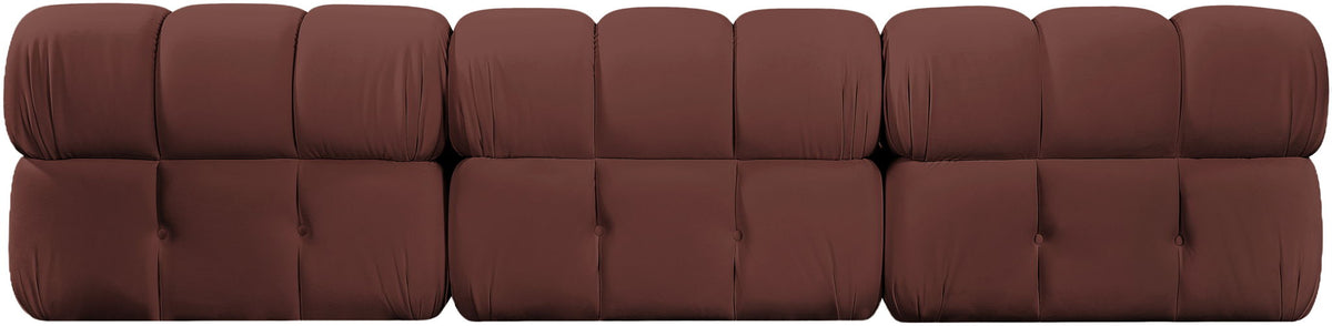 Orin - Velvet 3 Piece Modular Sofa