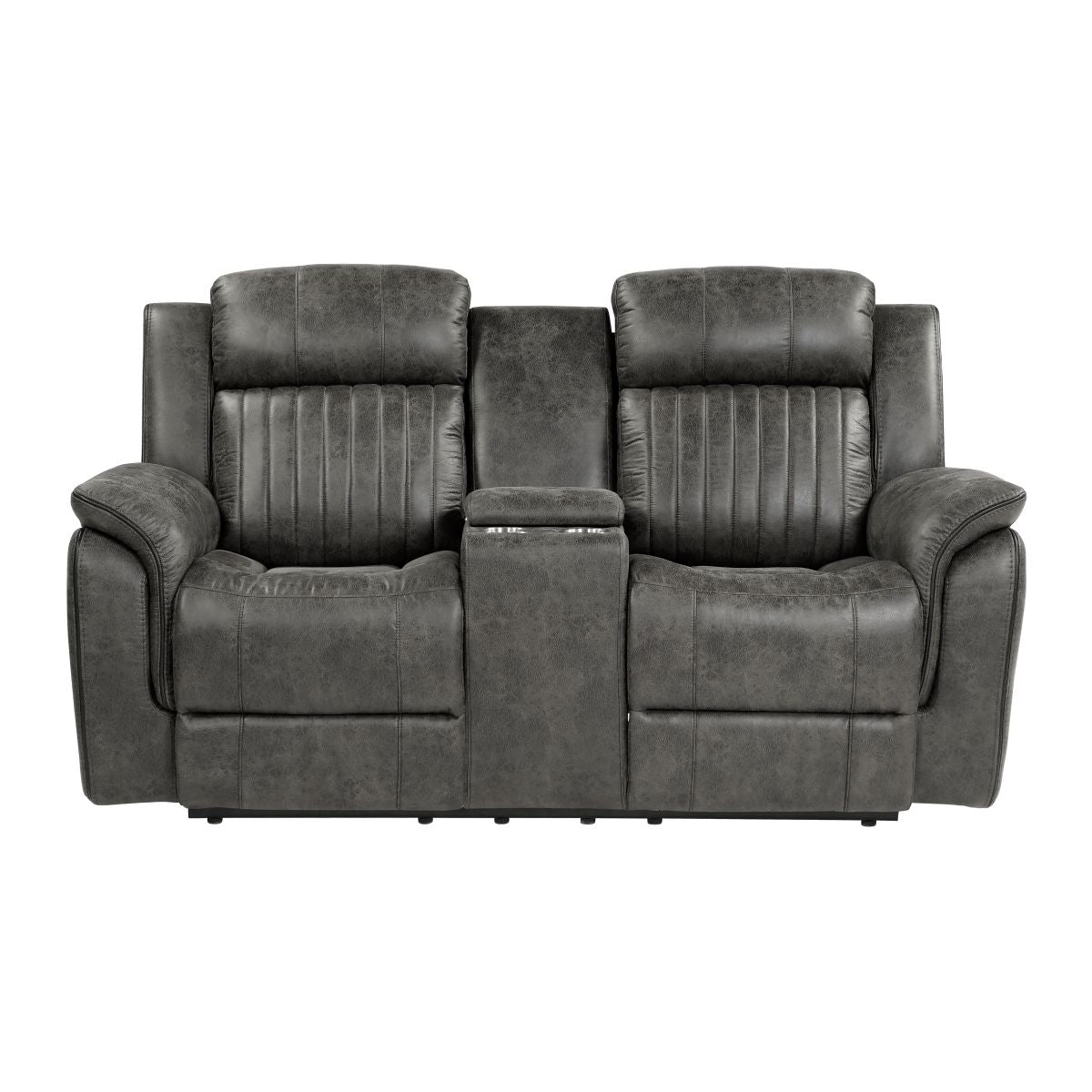 Centeroak - Double Reclining Loveseat With Center Console