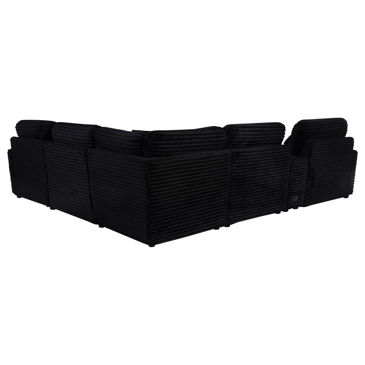 Collins 6-piece Modular Power Reclining Sectional Black