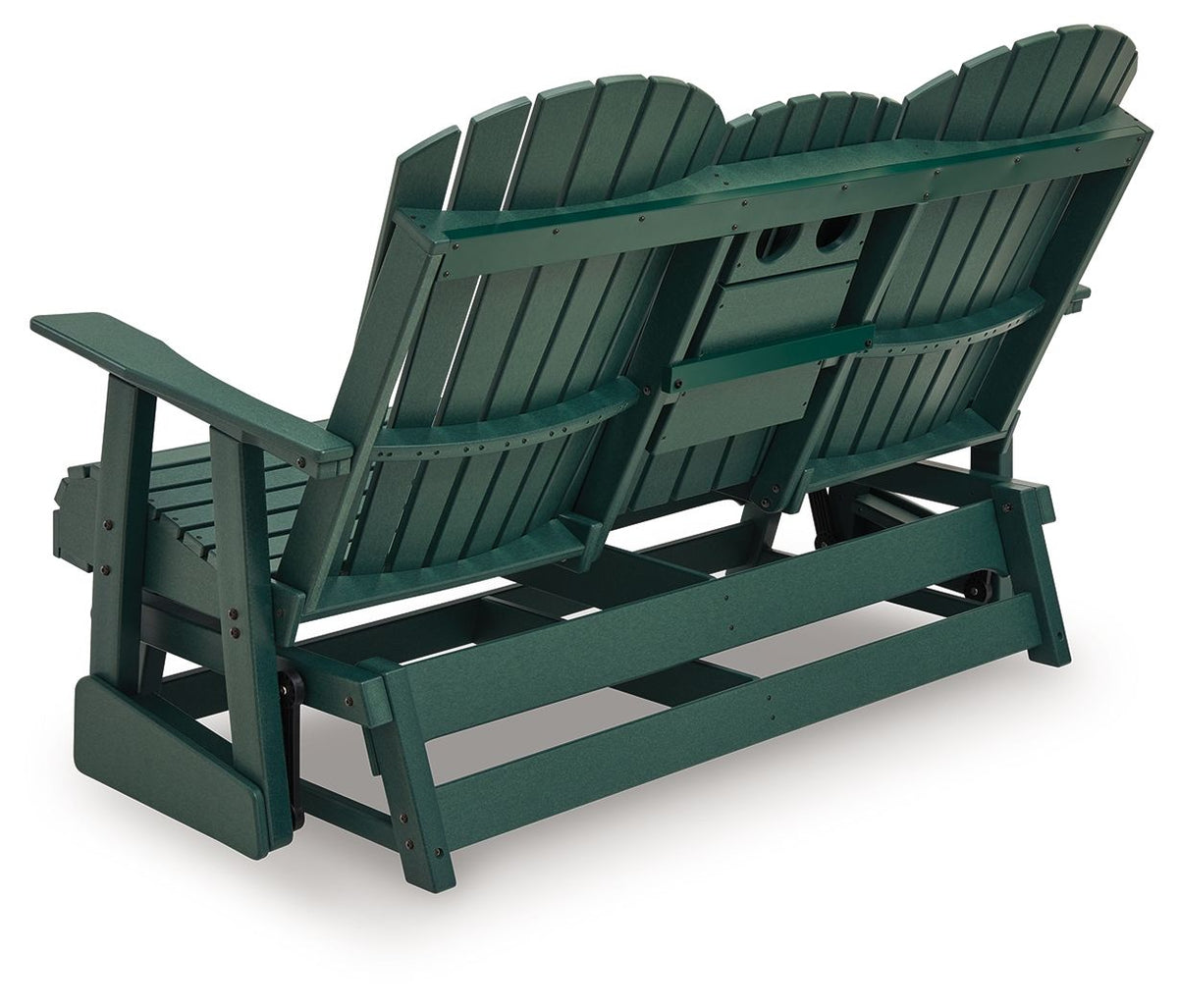 Shell Beach - Loveseat Glider - Green