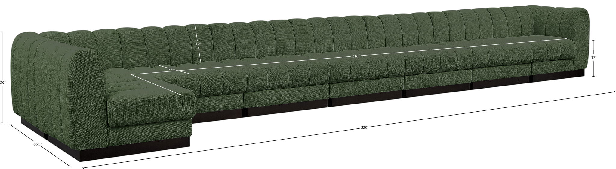 Quinn - 8 Piece Modular Sectional