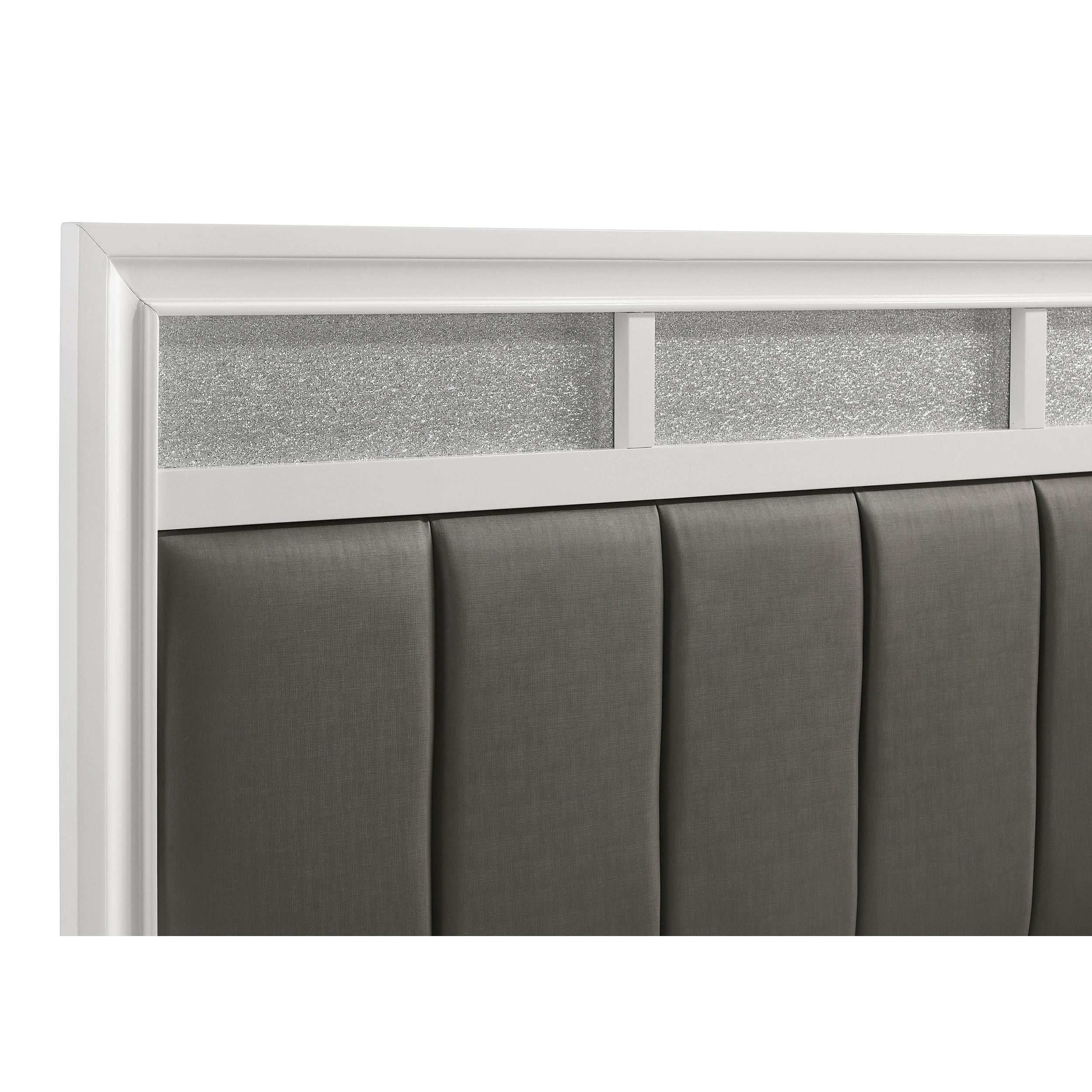 Diamond Modern Furniture COA Barzini King Upholstered Panel Bed 205891KE IMAGE 8