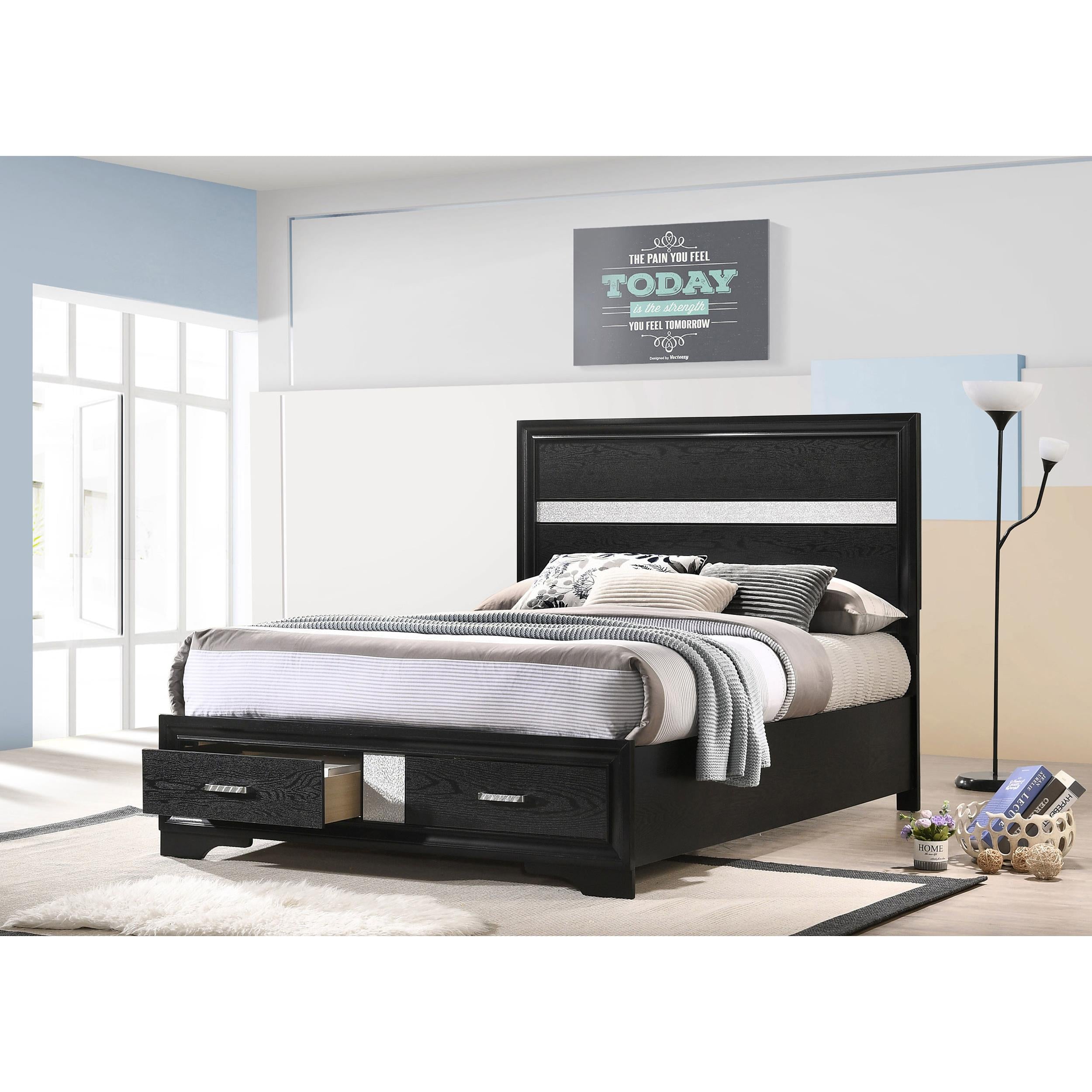 Diamond Modern Furniture COA Miranda Full Panel Bed with Storage 206361F IMAGE 10