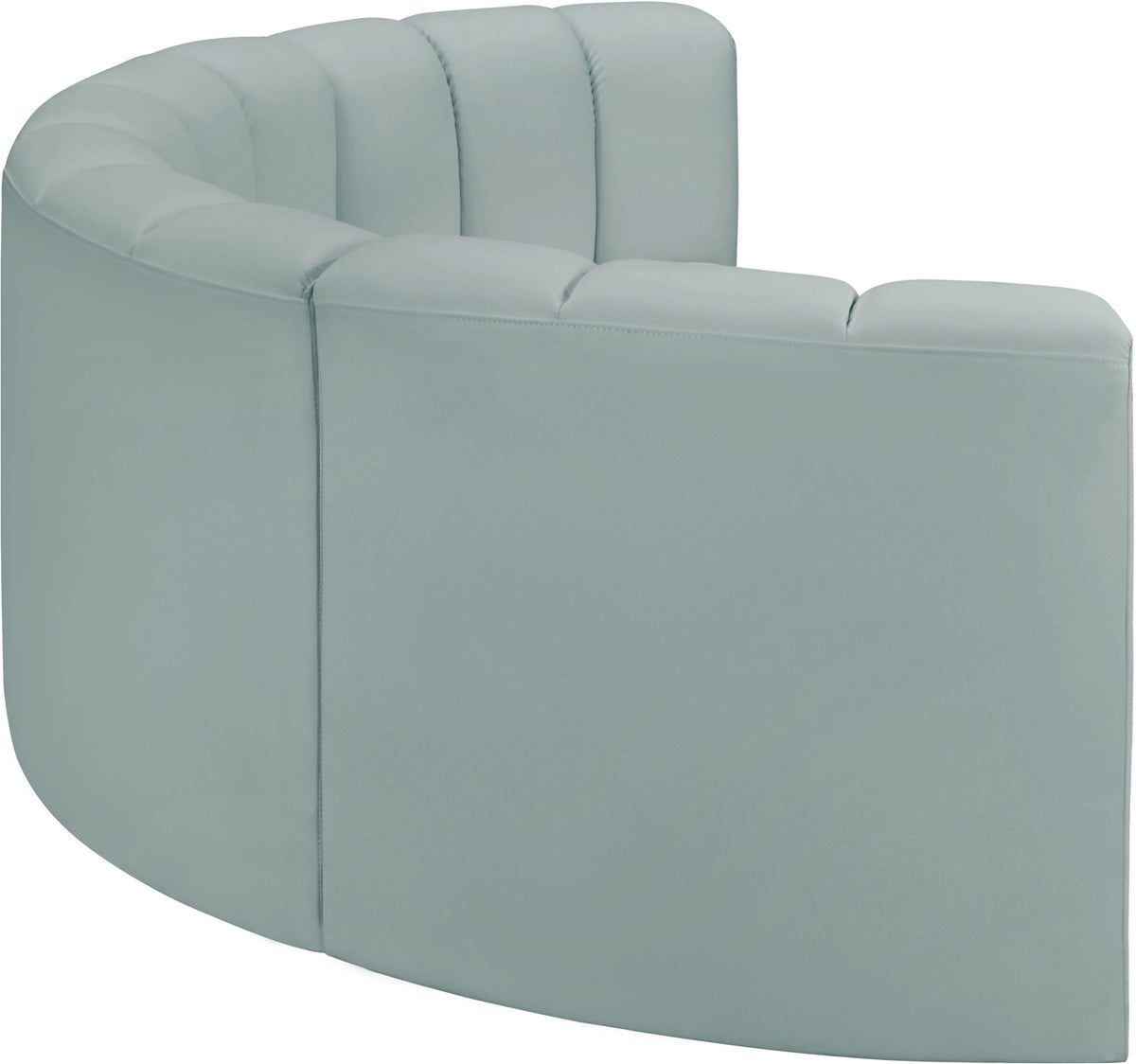 Arc - Faux Leather 4 Piece U-Shaped Modular Sofa