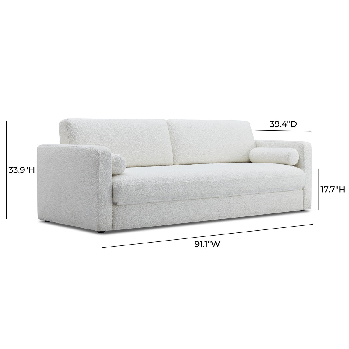 Ryan - Boucle Sofa Bed