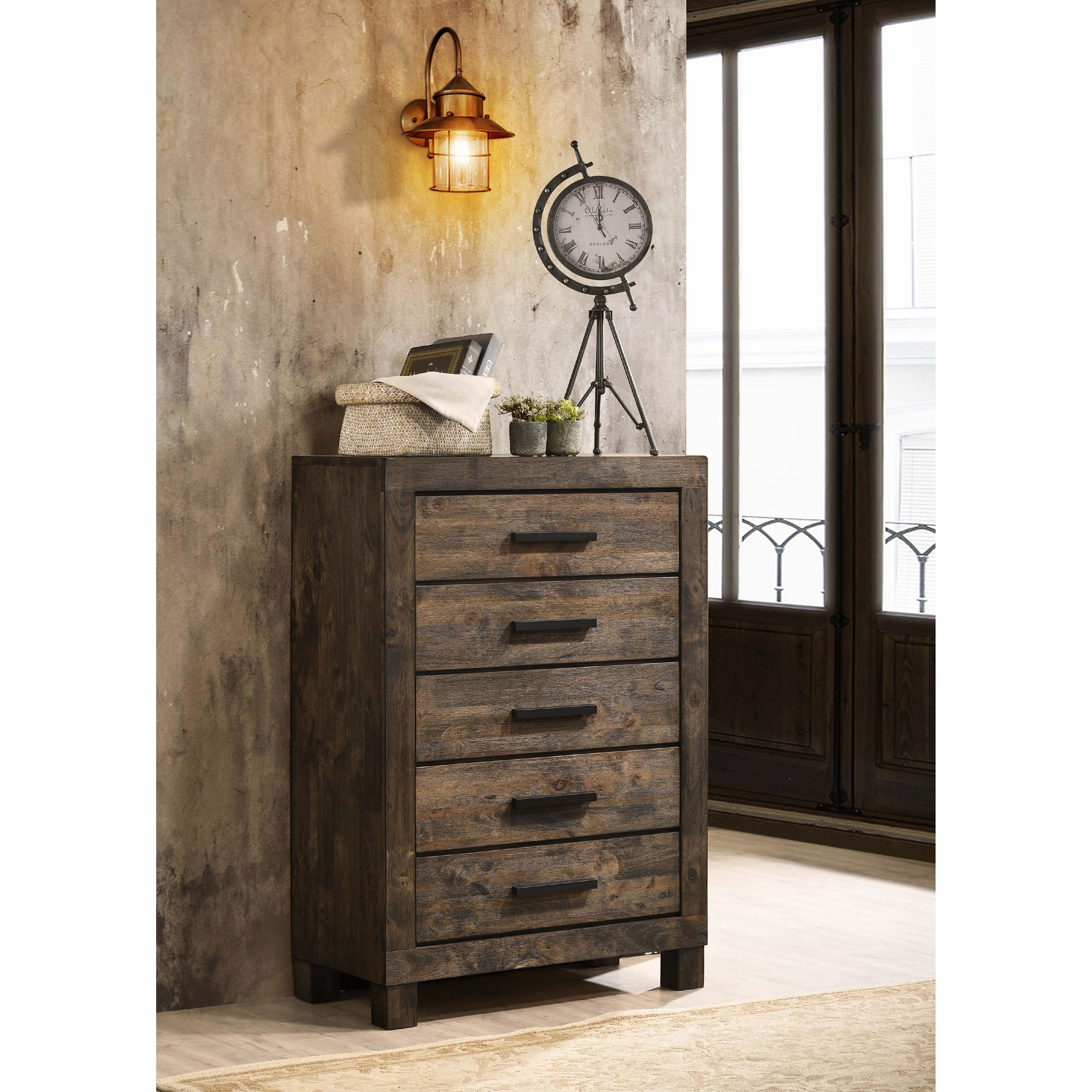 Diamond Modern Furniture COA Woodmont 5-Drawer Chest 222635 IMAGE 9