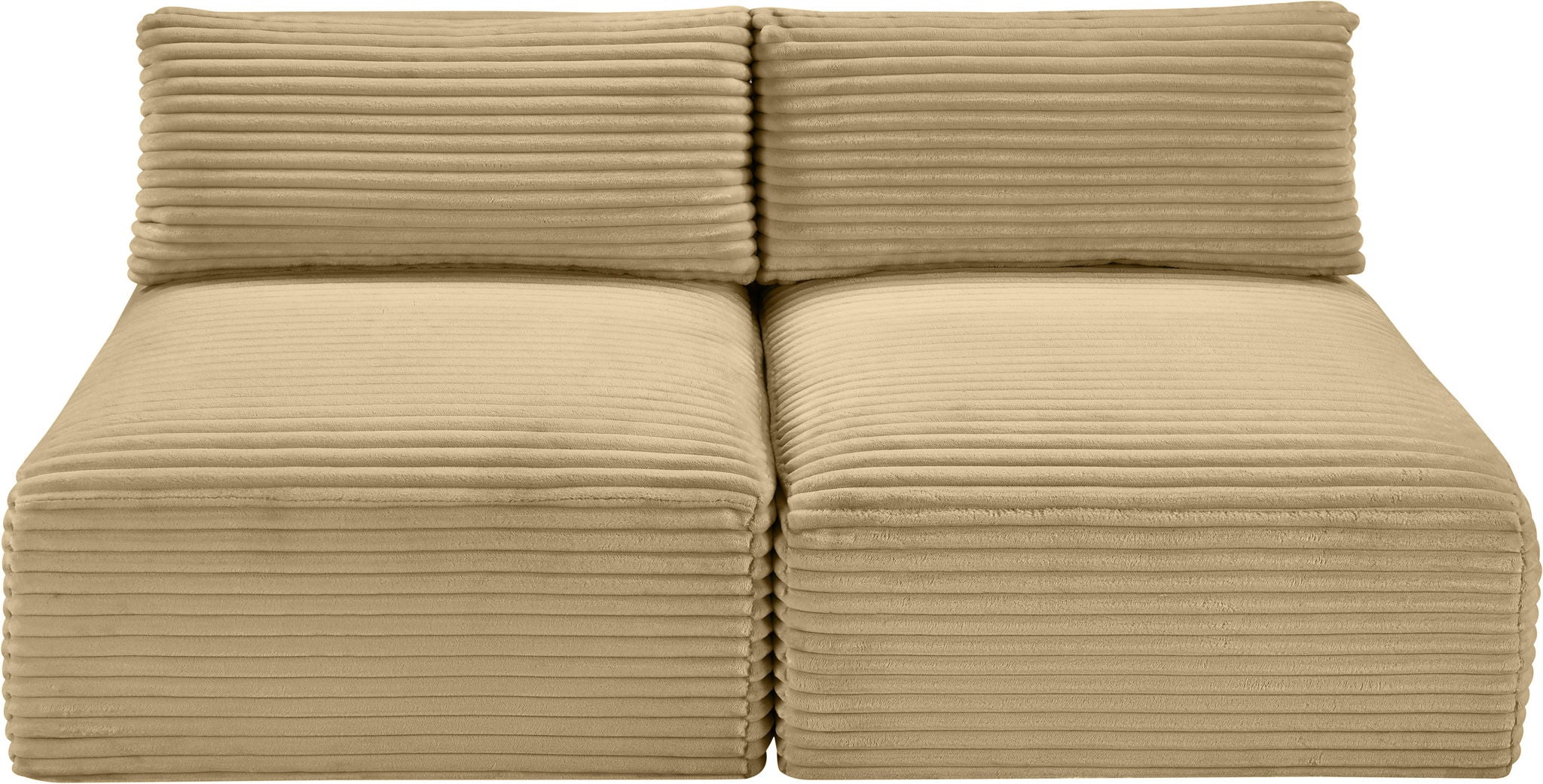 Shaggy - 2 Seat Modular Armless Sofa