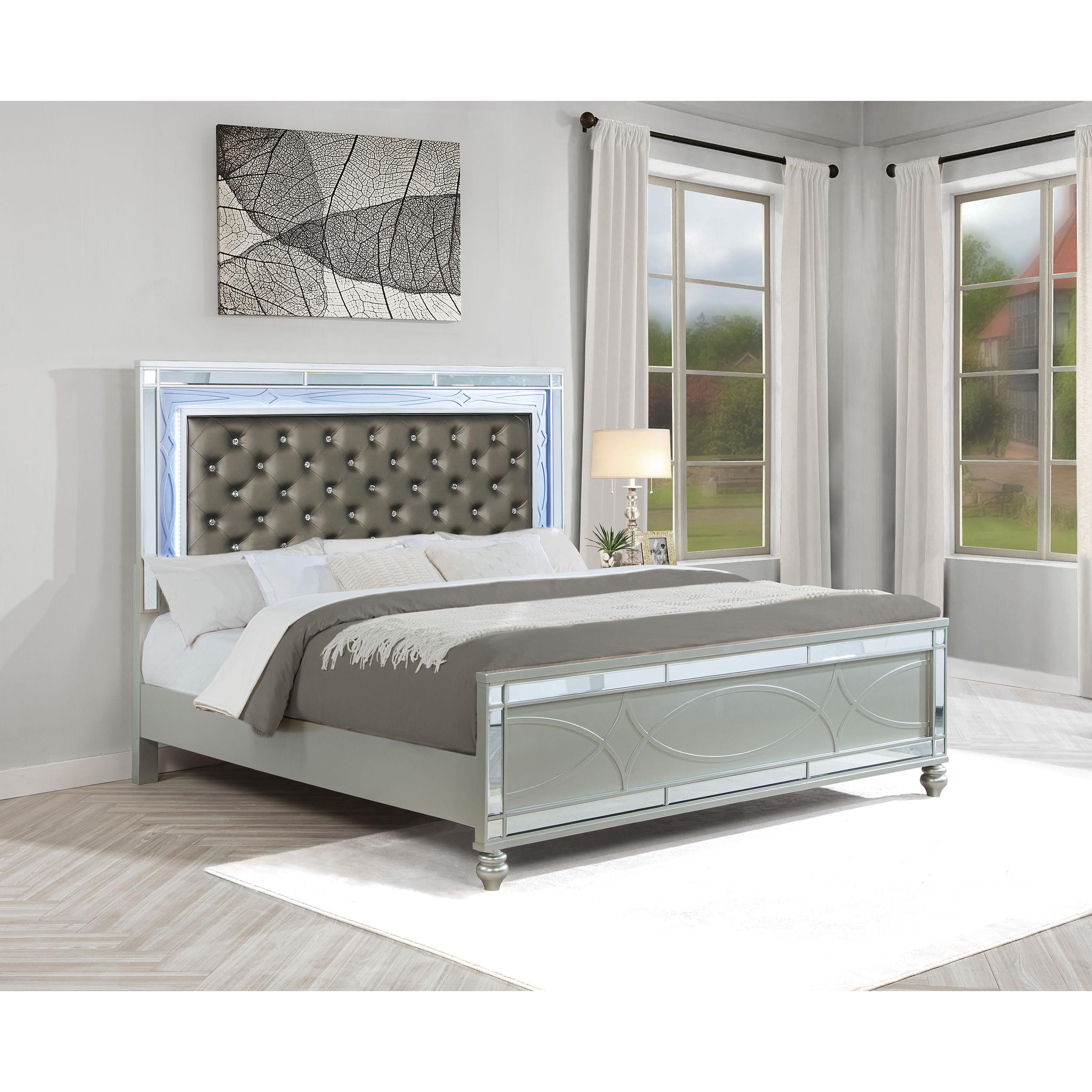 Diamond Modern Furniture COA Gunnison King Upholstered Panel Bed 223211KE IMAGE 4