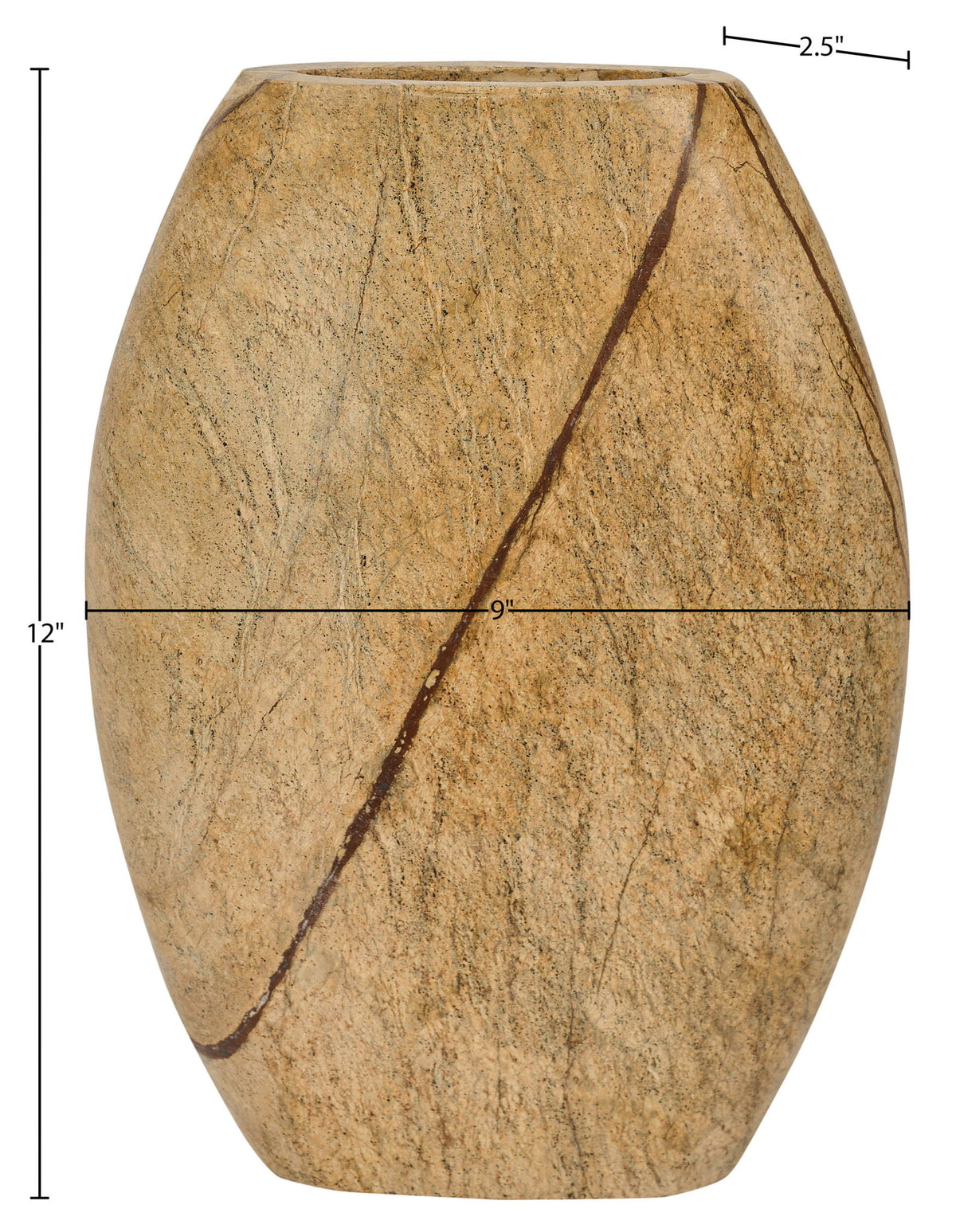 Sadie - Genuine Marble Vase