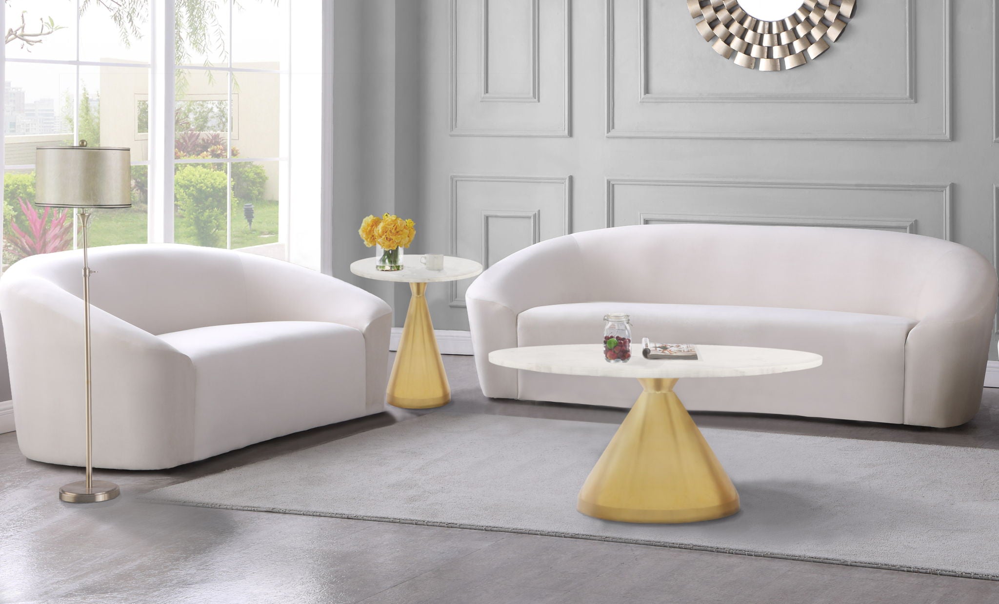 Emery - Coffee Table - White