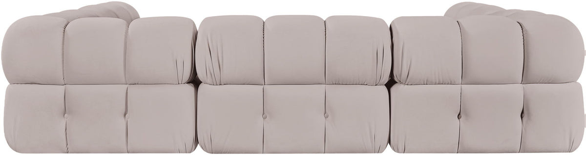 Orin - Velvet 6 Piece Modular Sectional