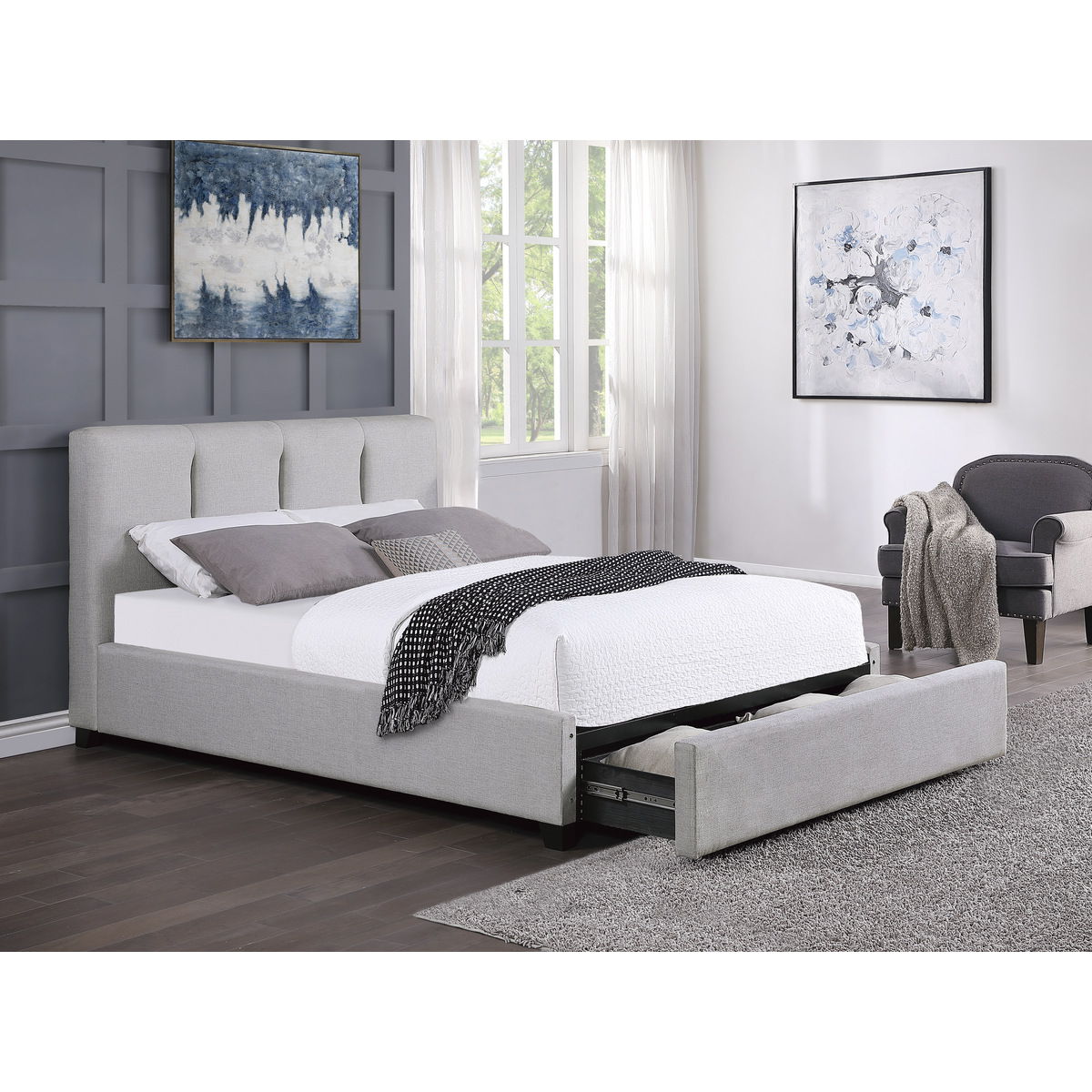 Aitana - Platform Bed With Storage Drawer